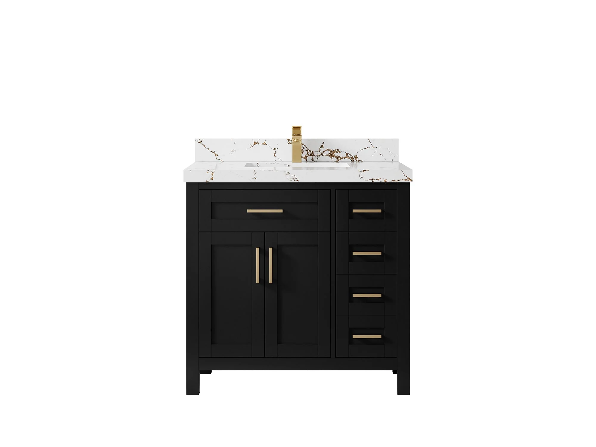 Cambridge 36 in. W x 22 in. D Single Center Sink Bathroom Vanity - Image 46