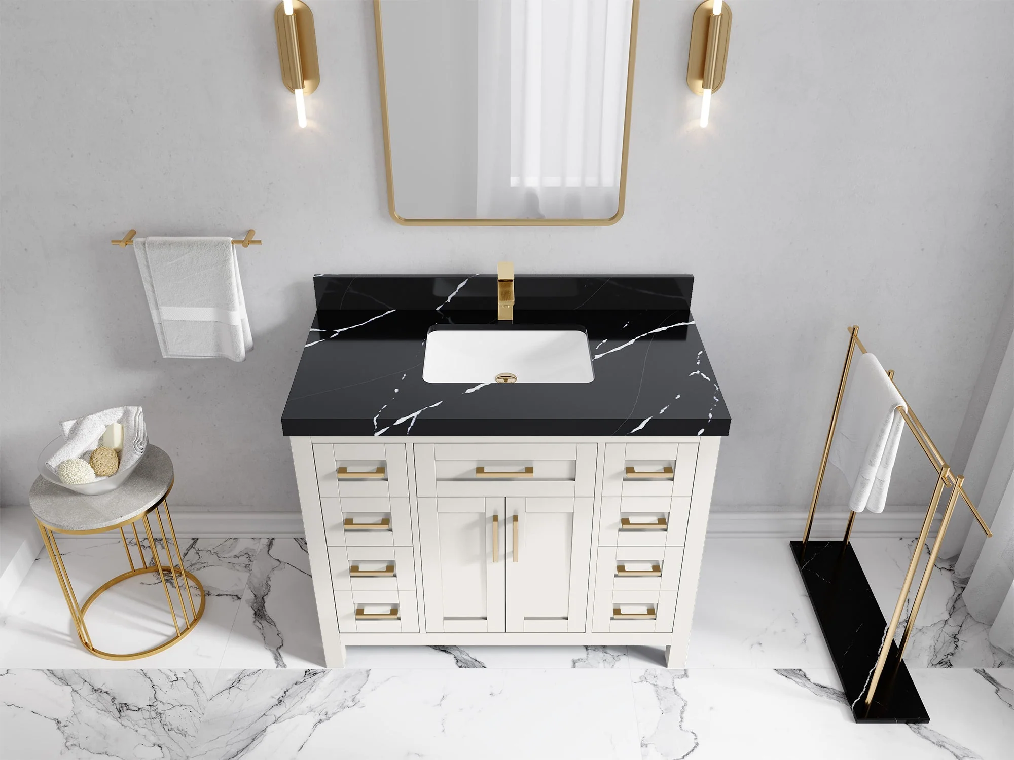 Cambridge 42 in. W x 22 in. D Single Sink Bathroom Vanity - Image 16