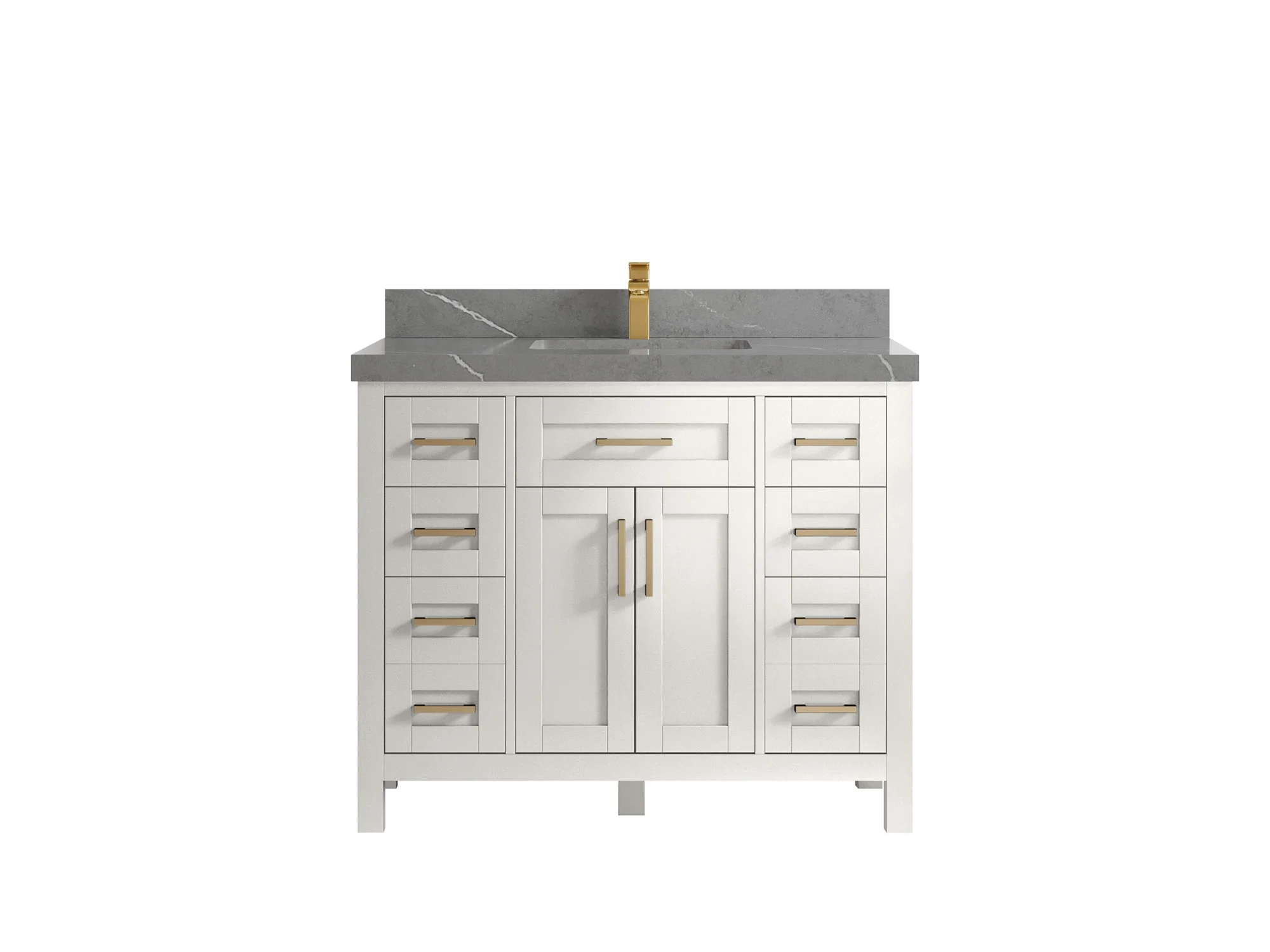 Cambridge 42 in. W x 22 in. D Single Sink Bathroom Vanity - Image 43