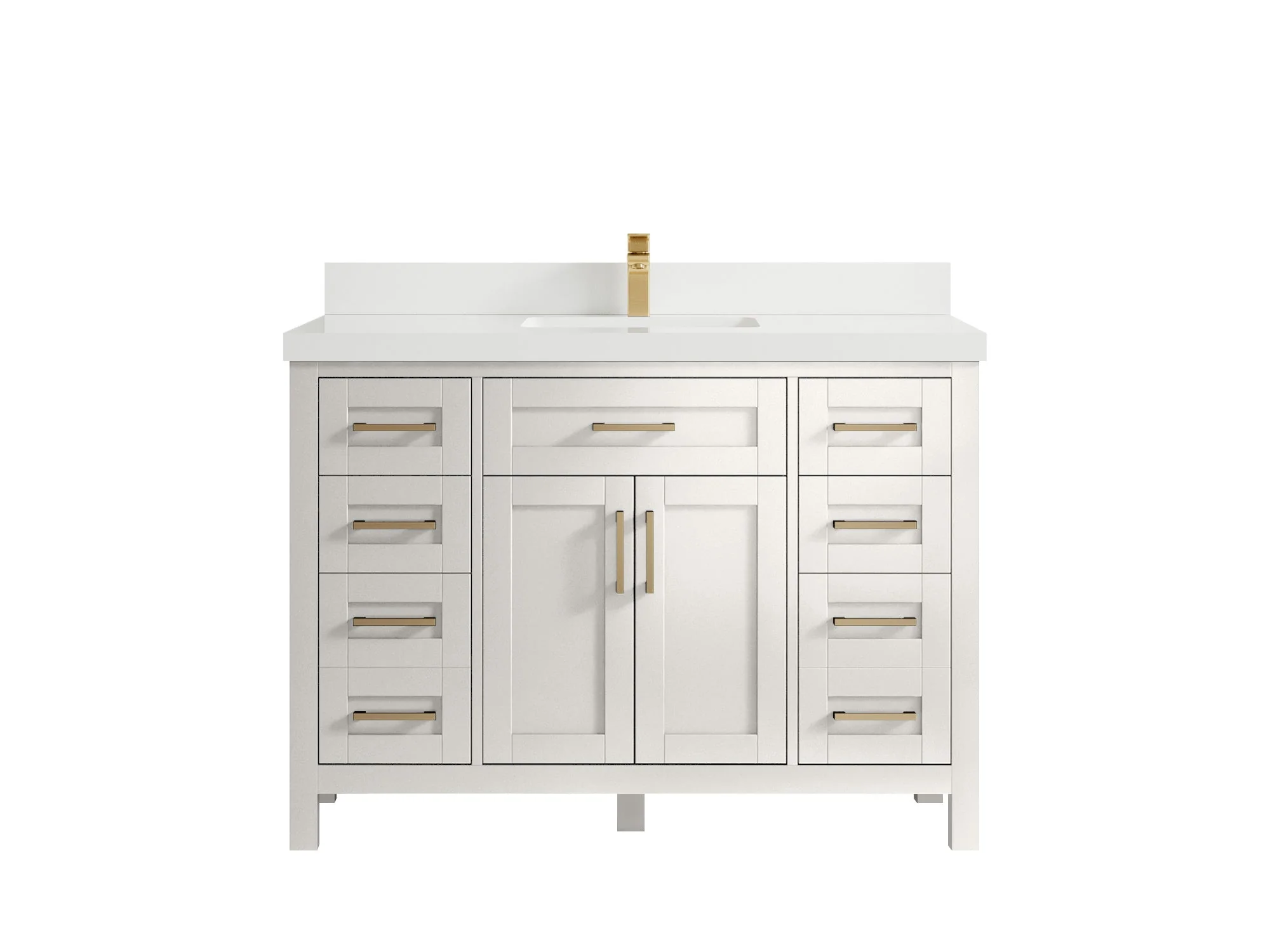 Cambridge 48 in. W x 22 in. D Single Sink Bathroom Vanity - Image 35