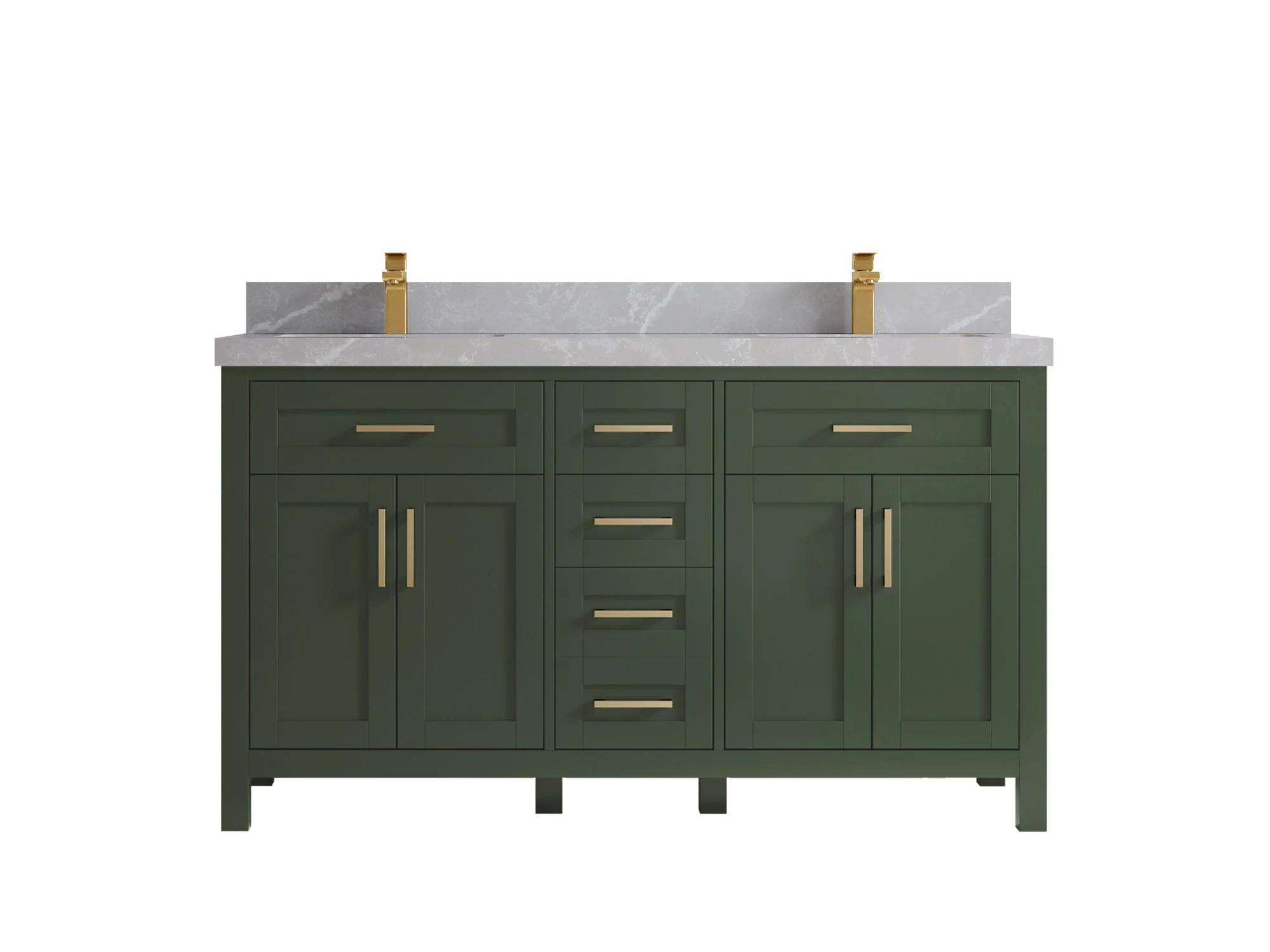 Cambridge 60 in. W x 22 in. D Double Sink Bathroom Vanity - Image 33
