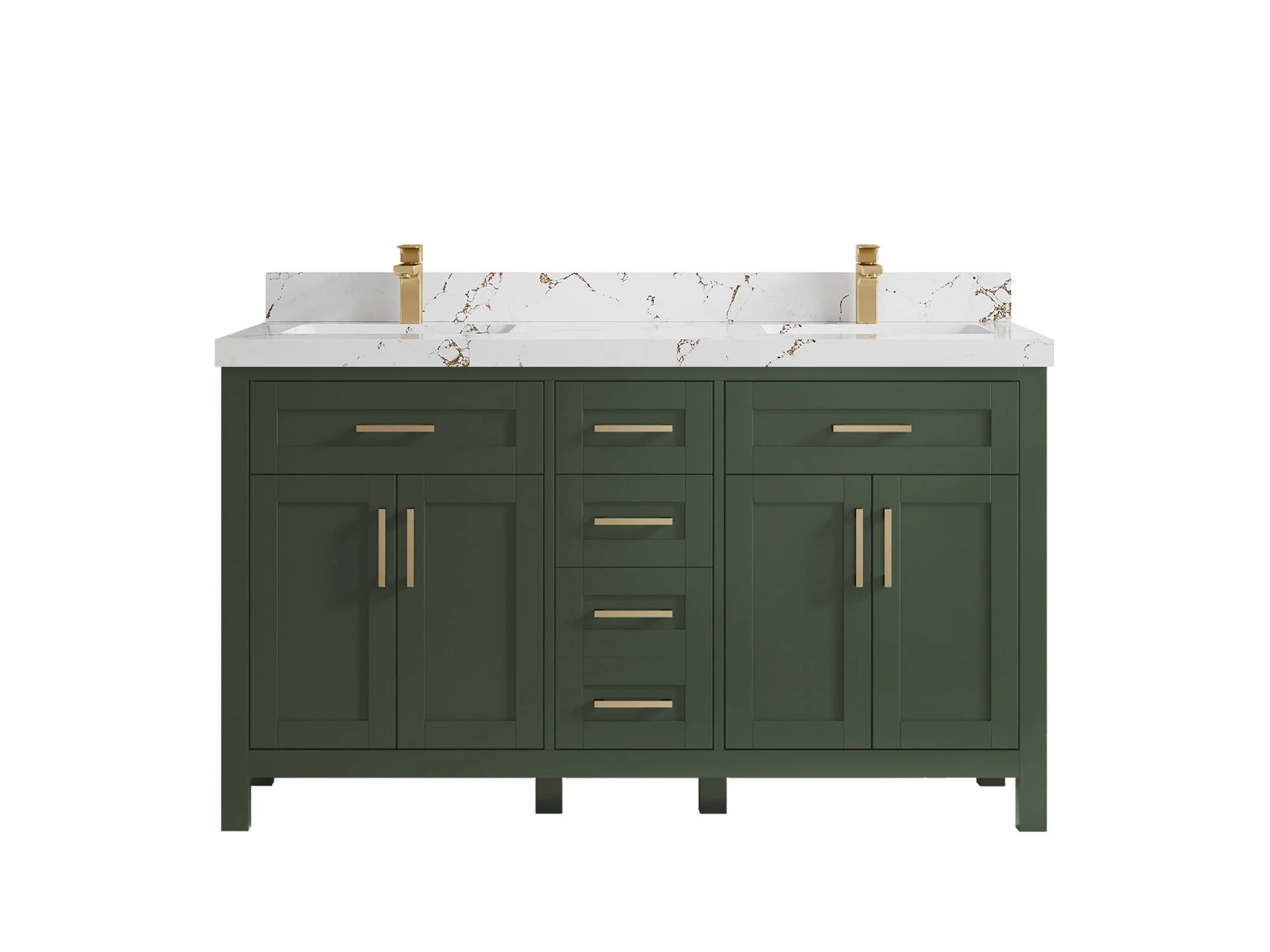 Cambridge 60 in. W x 22 in. D Double Sink Bathroom Vanity - Image 37