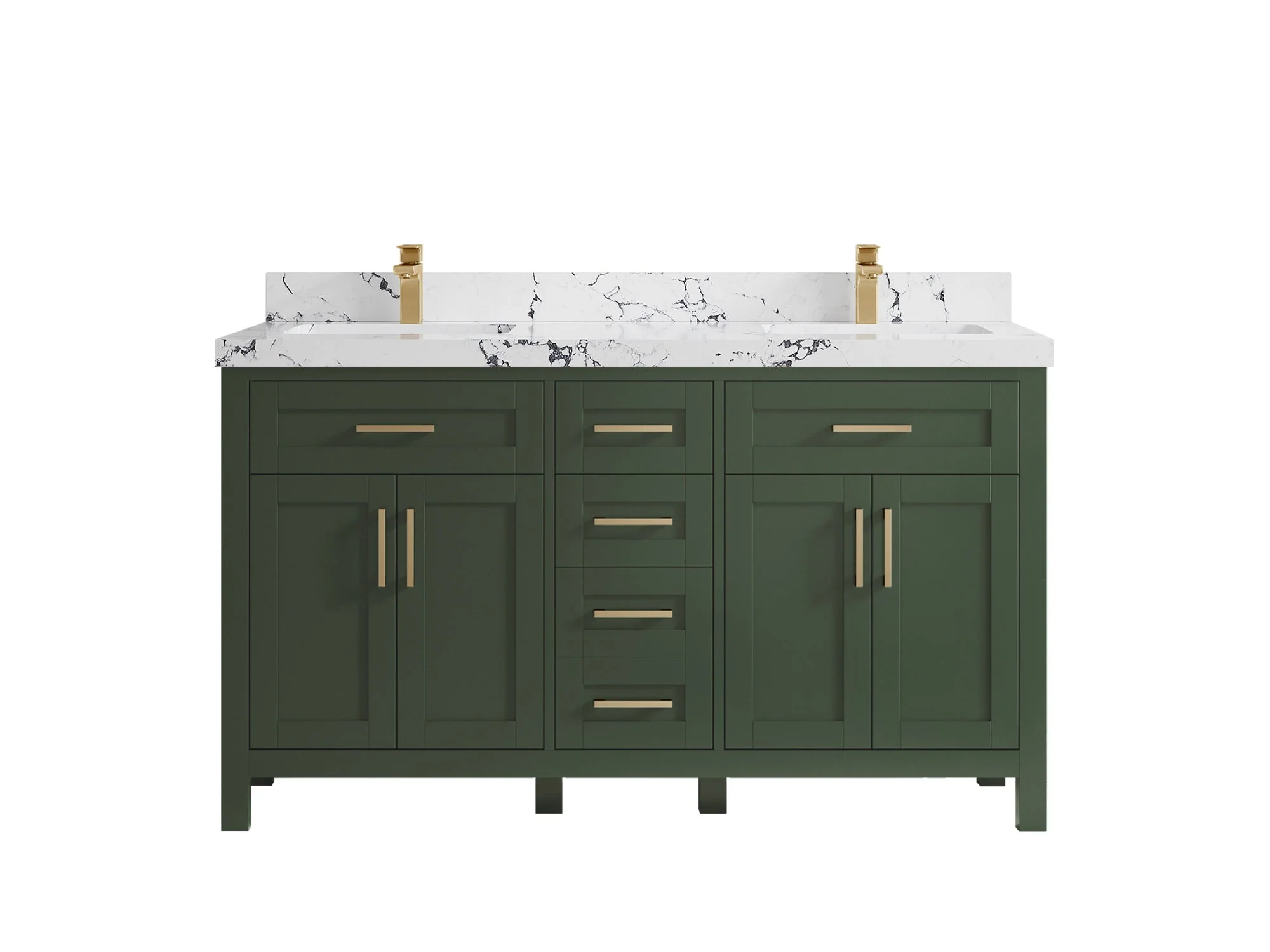Cambridge 60 in. W x 22 in. D Double Sink Bathroom Vanity - Image 41