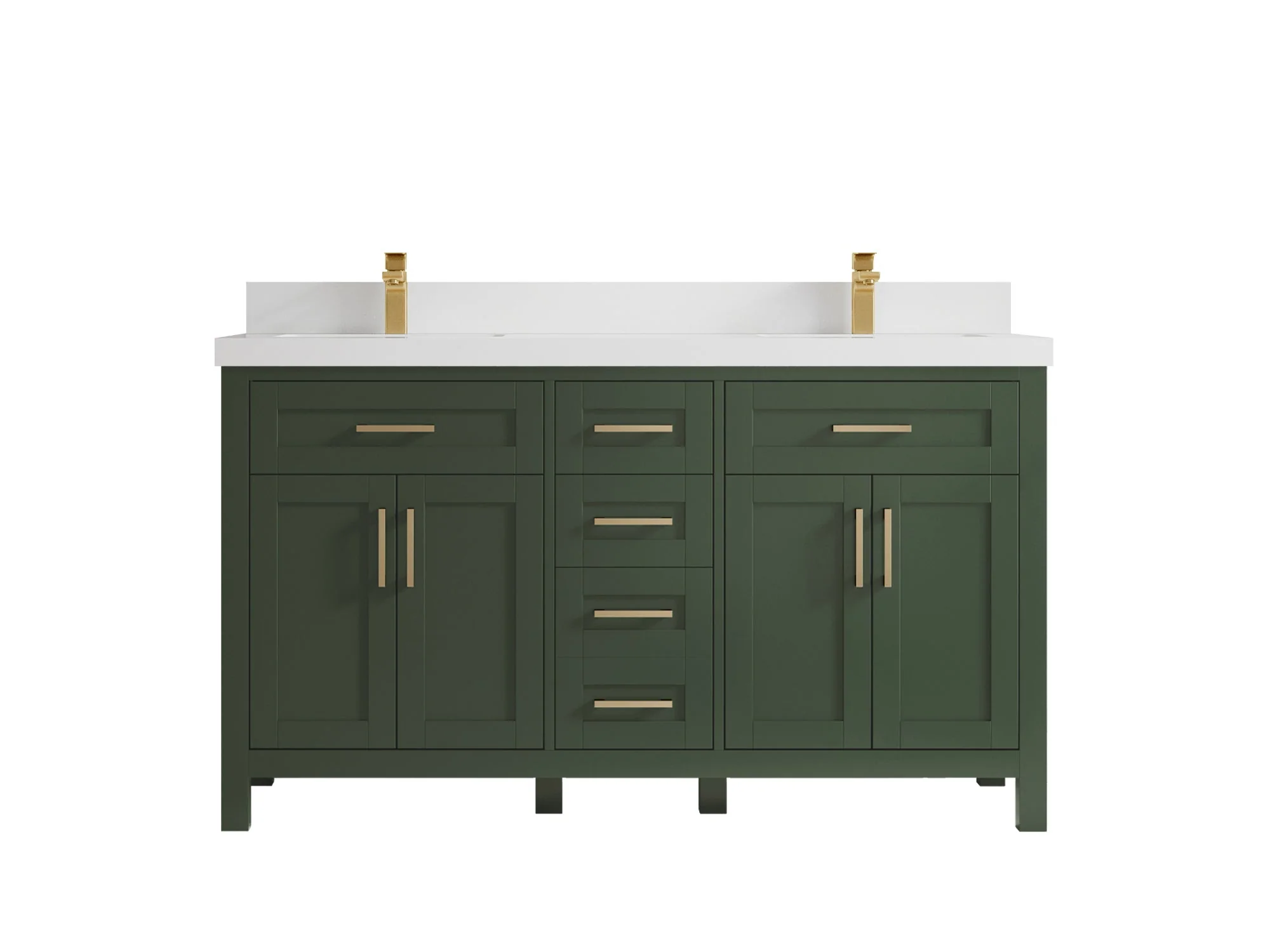 Cambridge 60 in. W x 22 in. D Double Sink Bathroom Vanity - Image 45