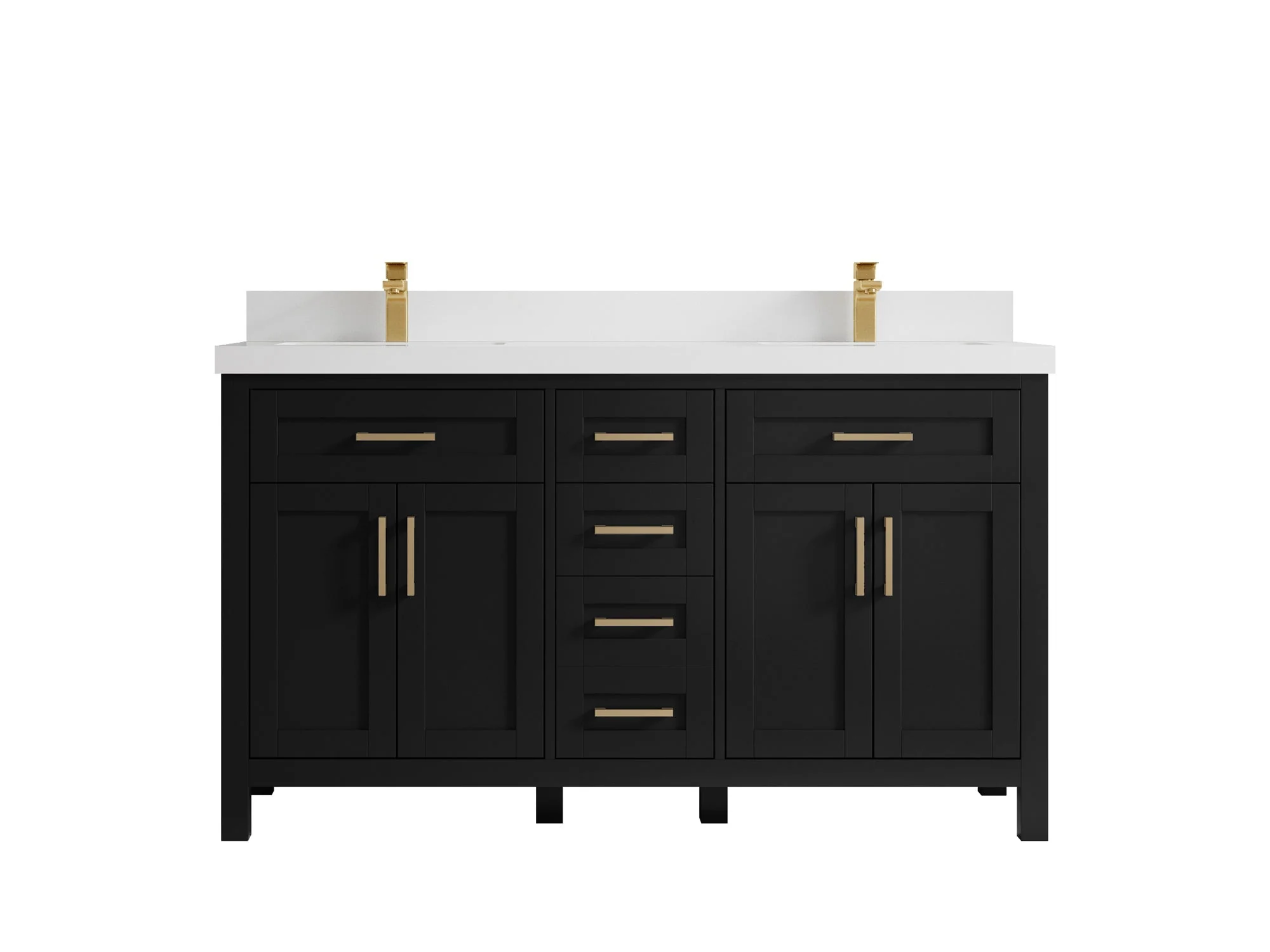 Cambridge 60 in. W x 22 in. D Double Sink Bathroom Vanity - Image 15