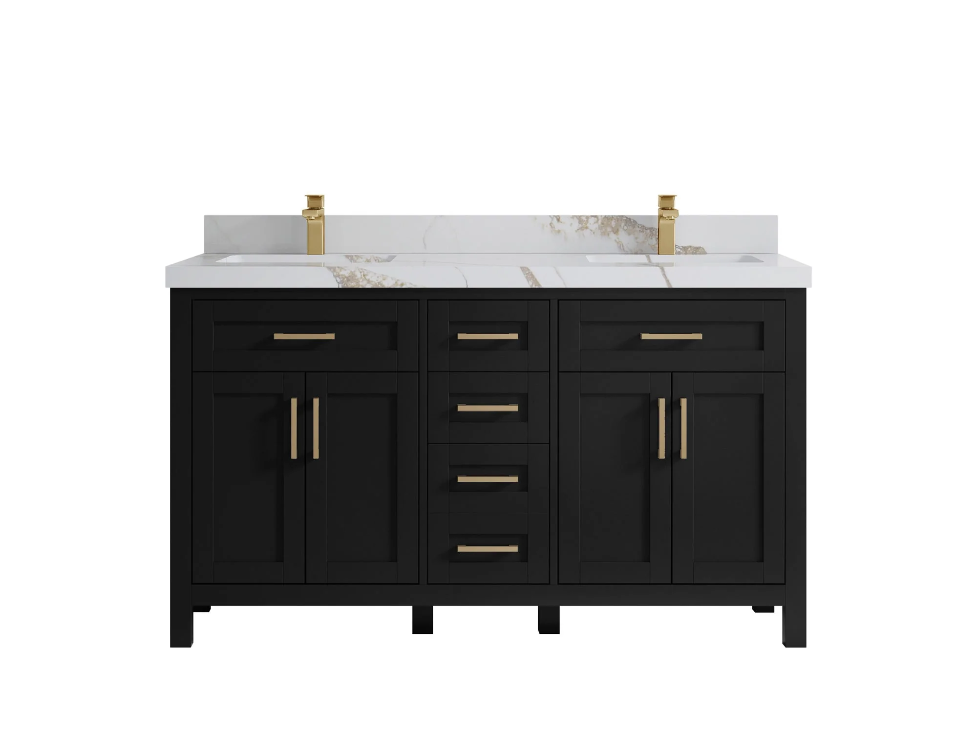 Cambridge 60 in. W x 22 in. D Double Sink Bathroom Vanity - Image 19