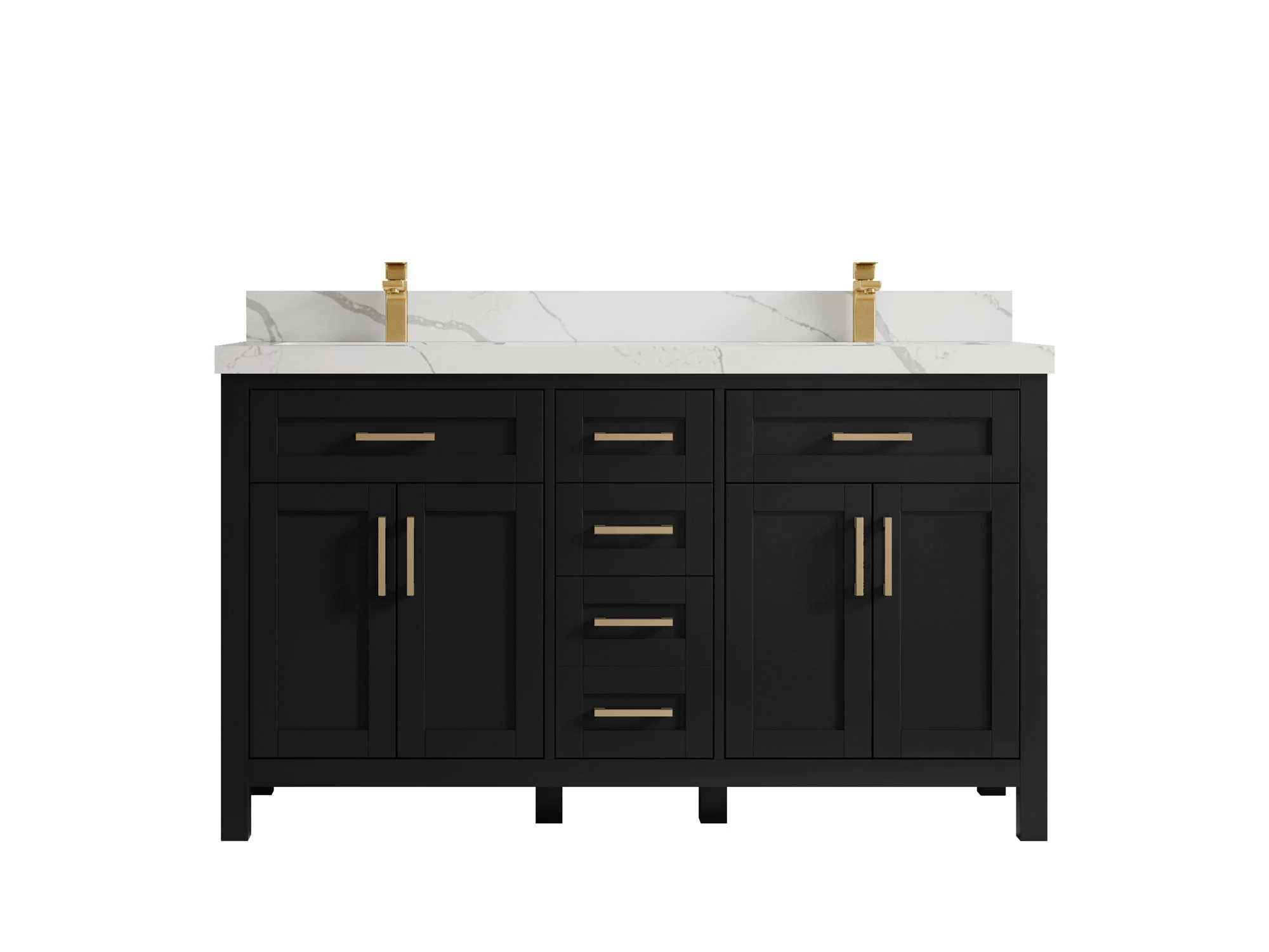 Cambridge 60 in. W x 22 in. D Double Sink Bathroom Vanity - Image 21