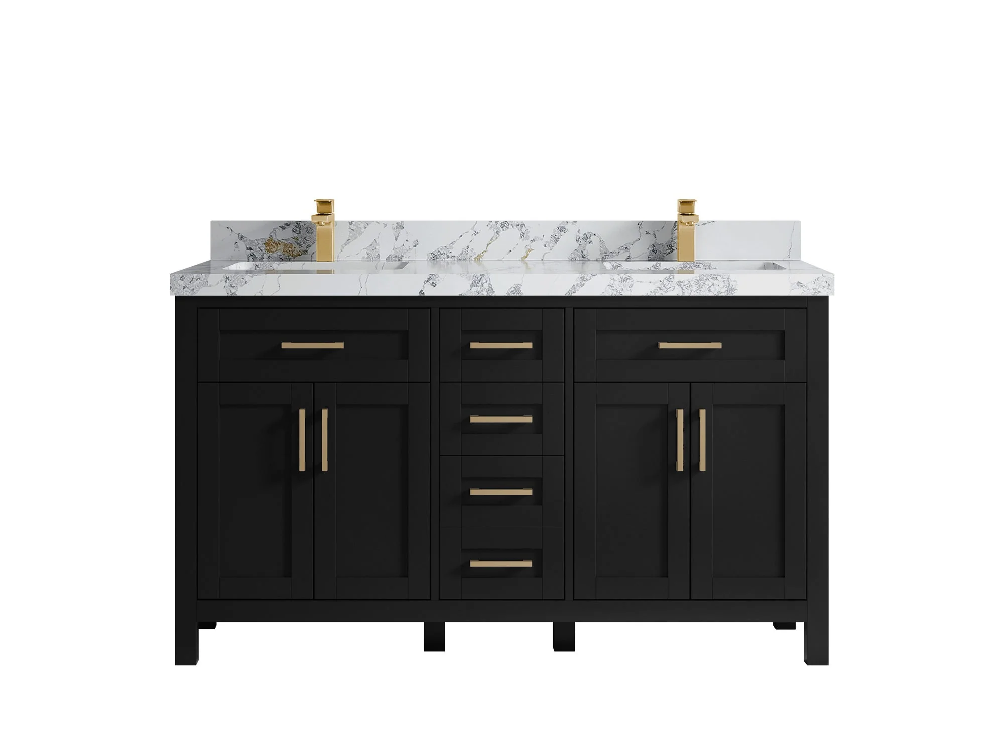 Cambridge 60 in. W x 22 in. D Double Sink Bathroom Vanity - Image 25