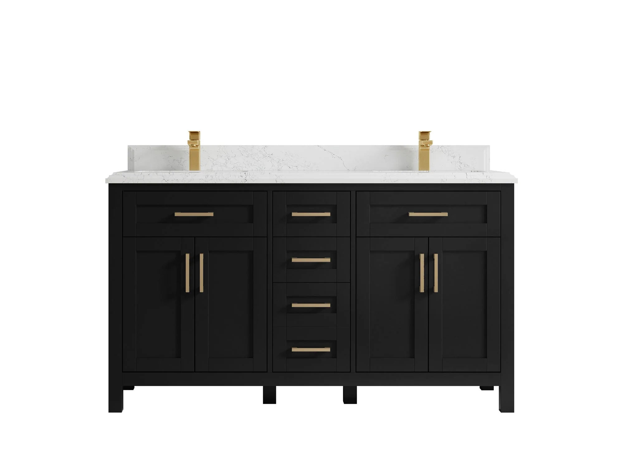 Cambridge 60 in. W x 22 in. D Double Sink Bathroom Vanity - Image 35