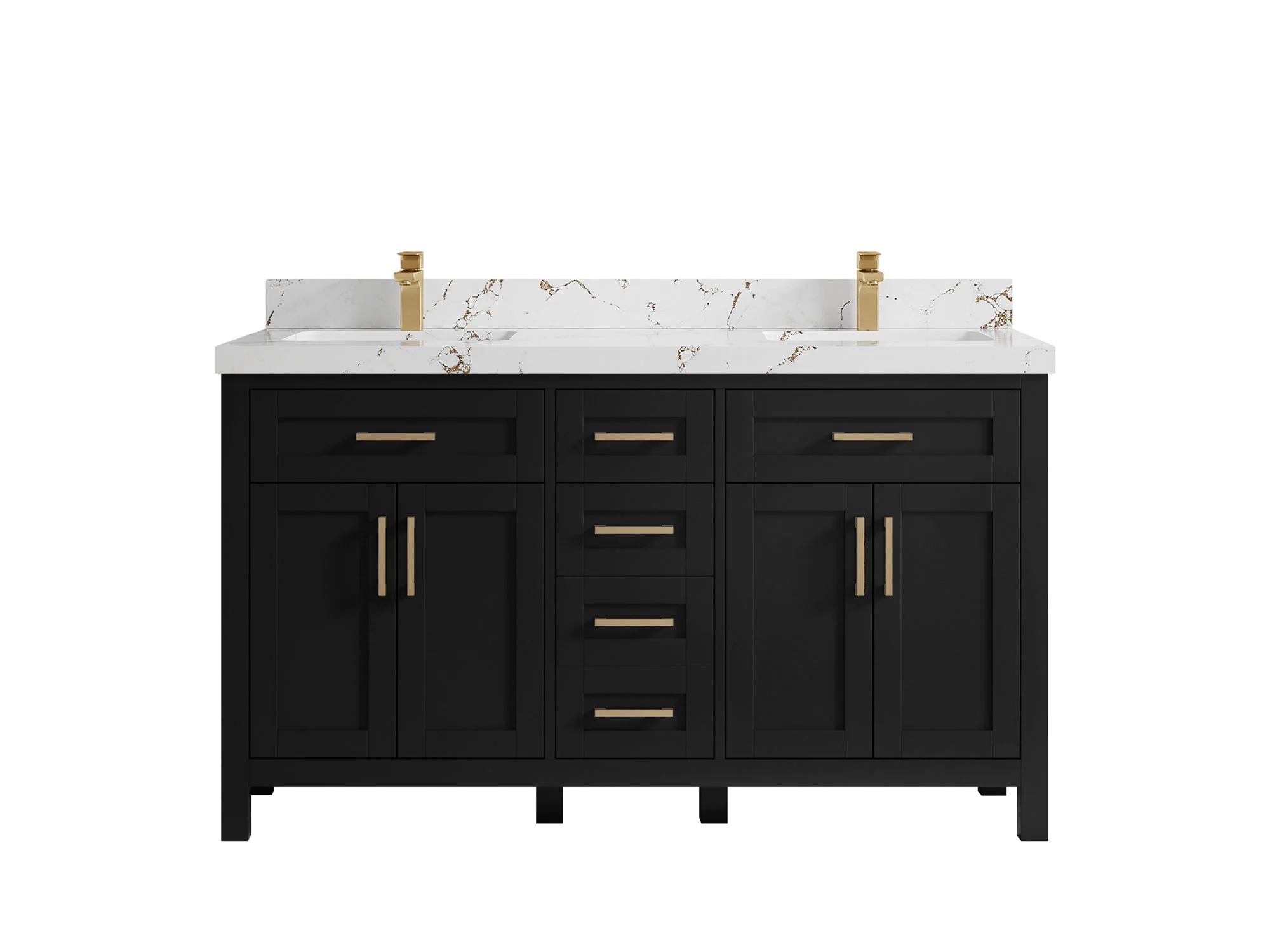 Cambridge 60 in. W x 22 in. D Double Sink Bathroom Vanity - Image 45