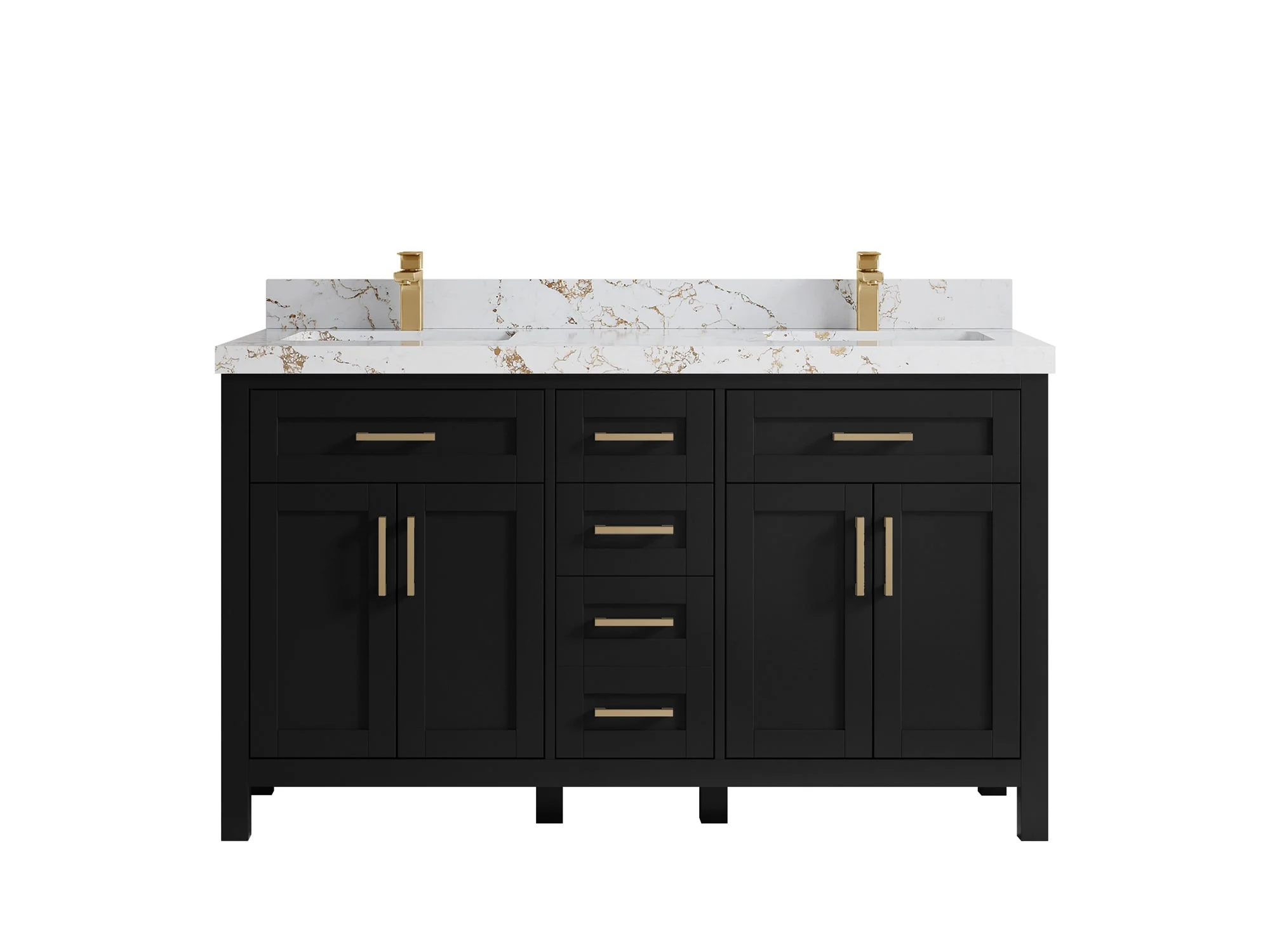 Cambridge 60 in. W x 22 in. D Double Sink Bathroom Vanity - Image 47