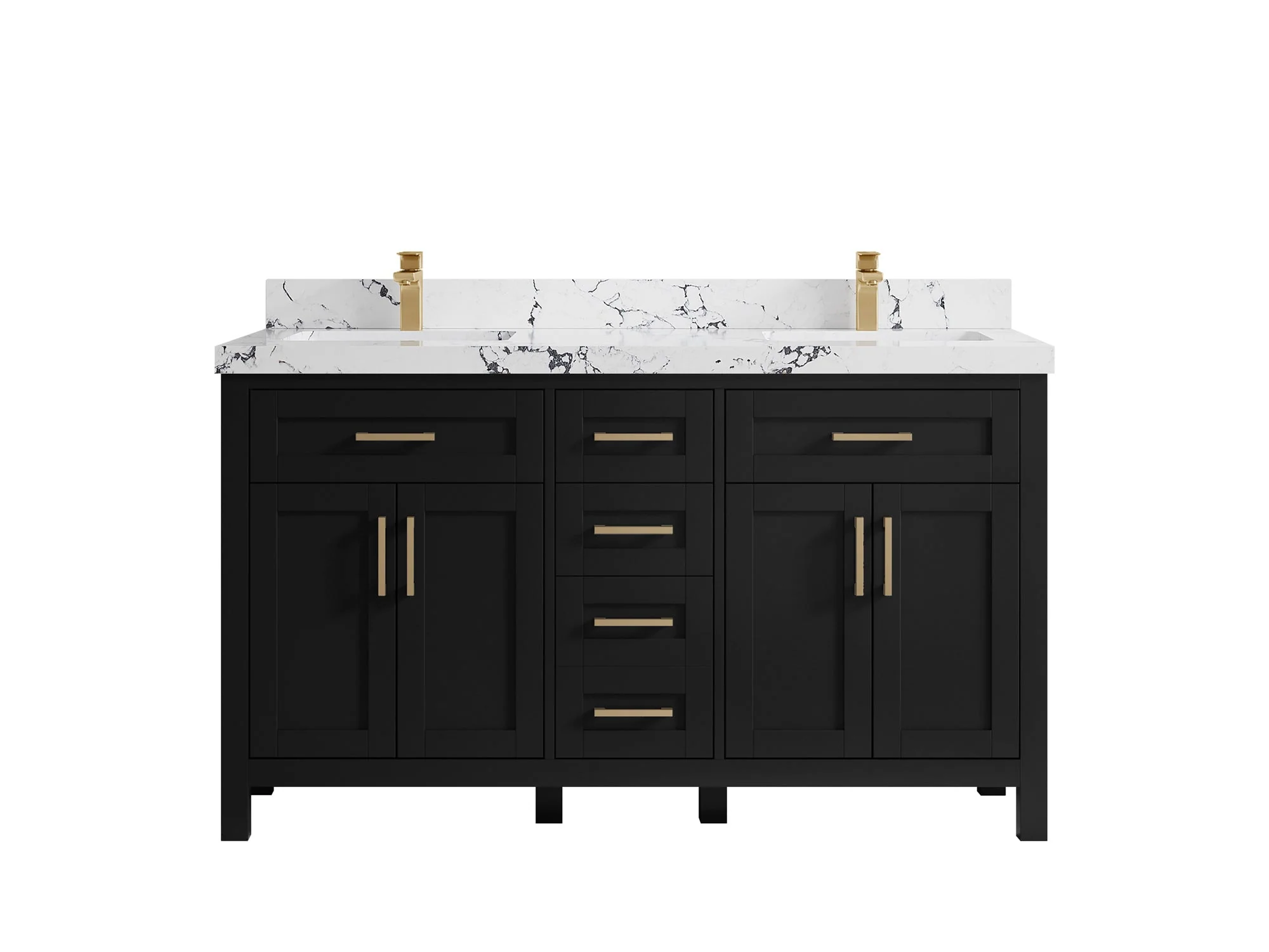 Cambridge 60 in. W x 22 in. D Double Sink Bathroom Vanity - Image 49