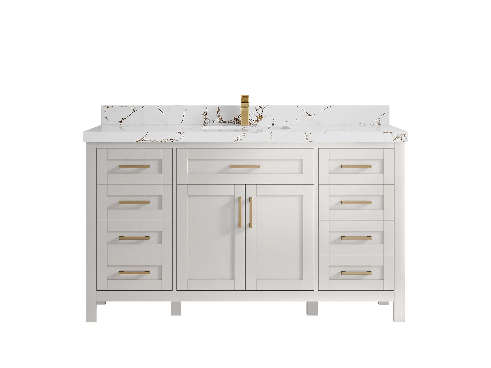 Cambridge 60 in. W x 22 in. D Single Sink Bathroom Vanity - Image 37
