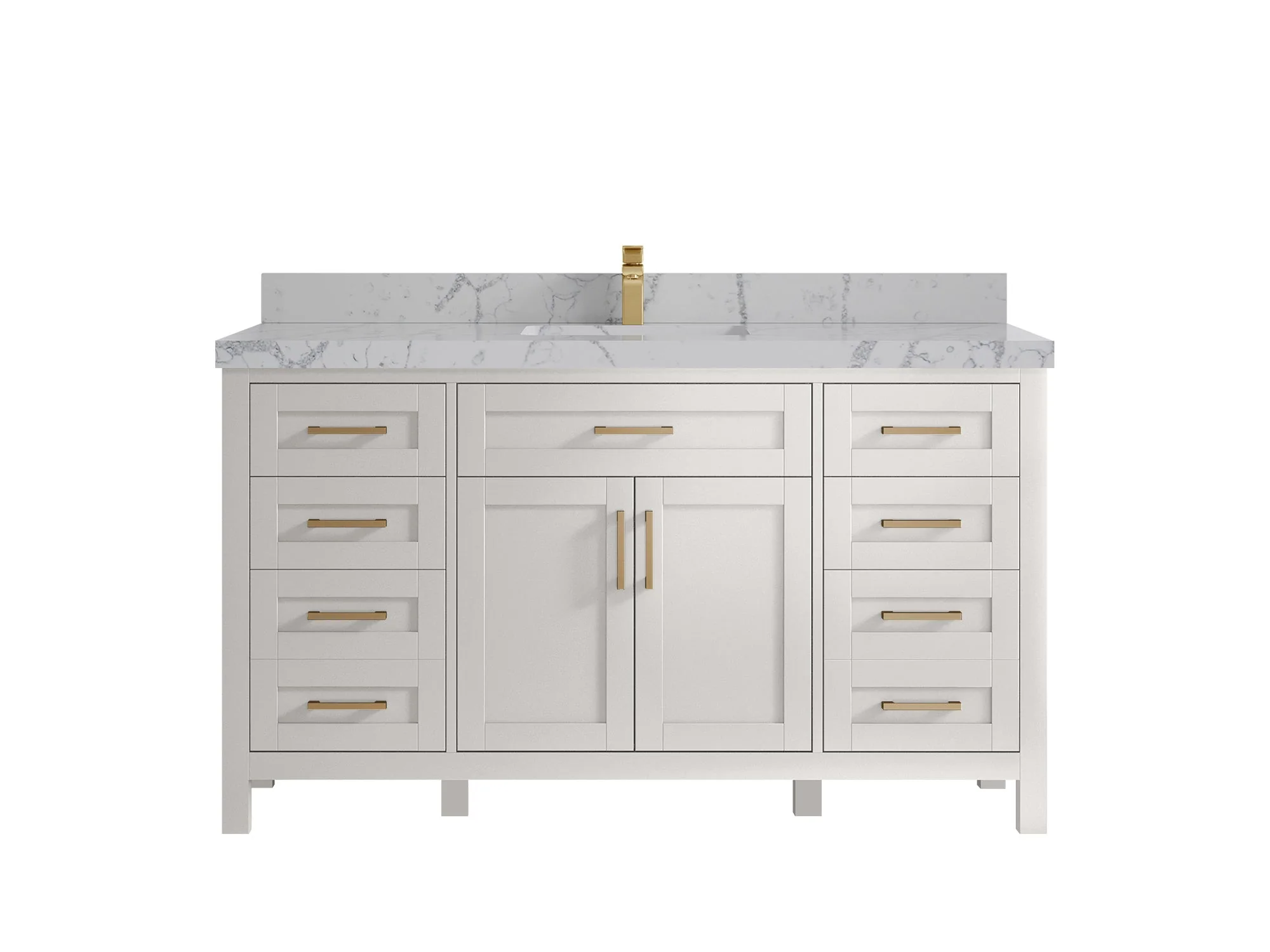 Cambridge 60 in. W x 22 in. D Single Sink Bathroom Vanity - Image 41