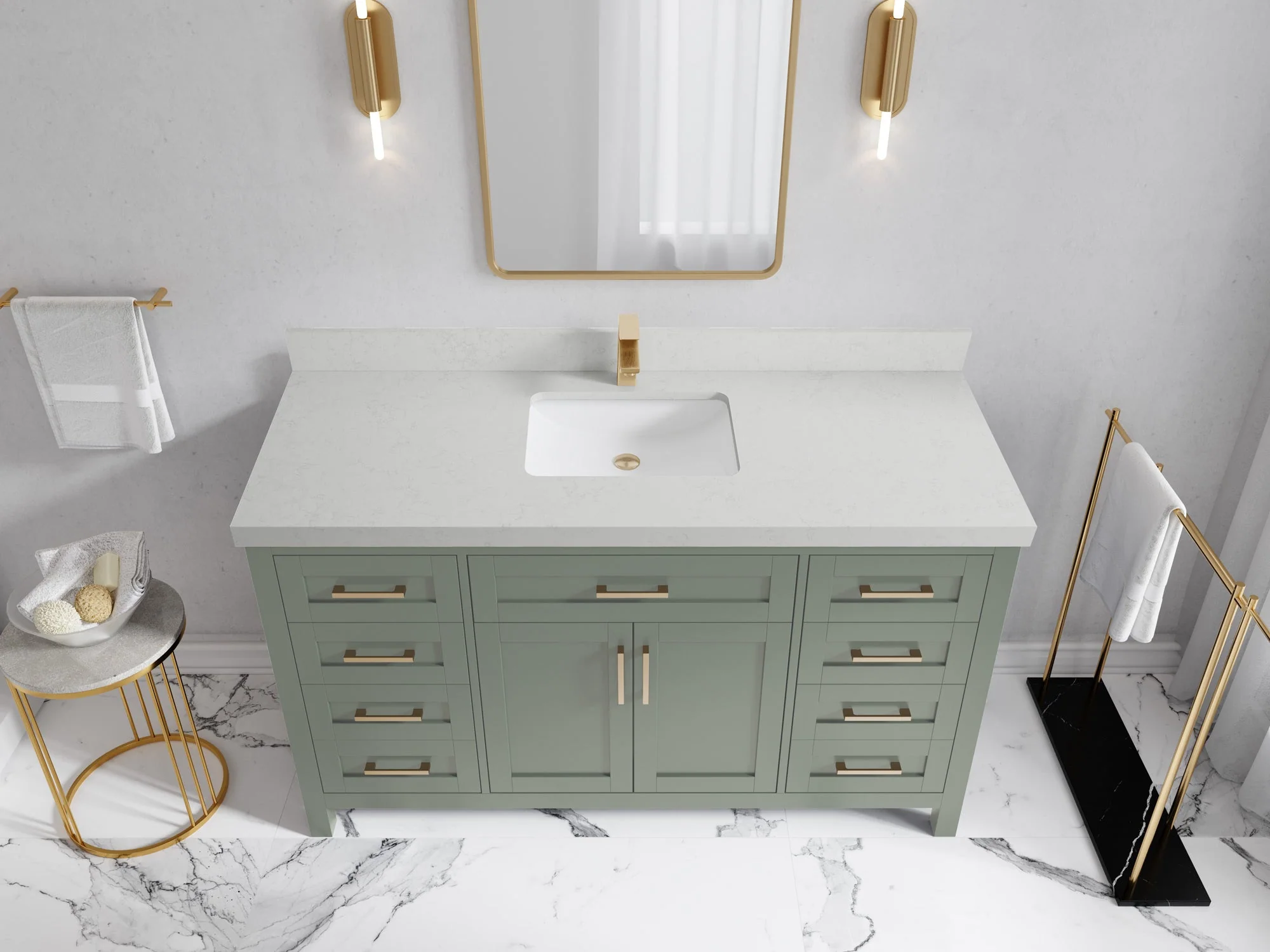 Cambridge 60 in. W x 22 in. D Single Sink Bathroom Vanity - Image 26
