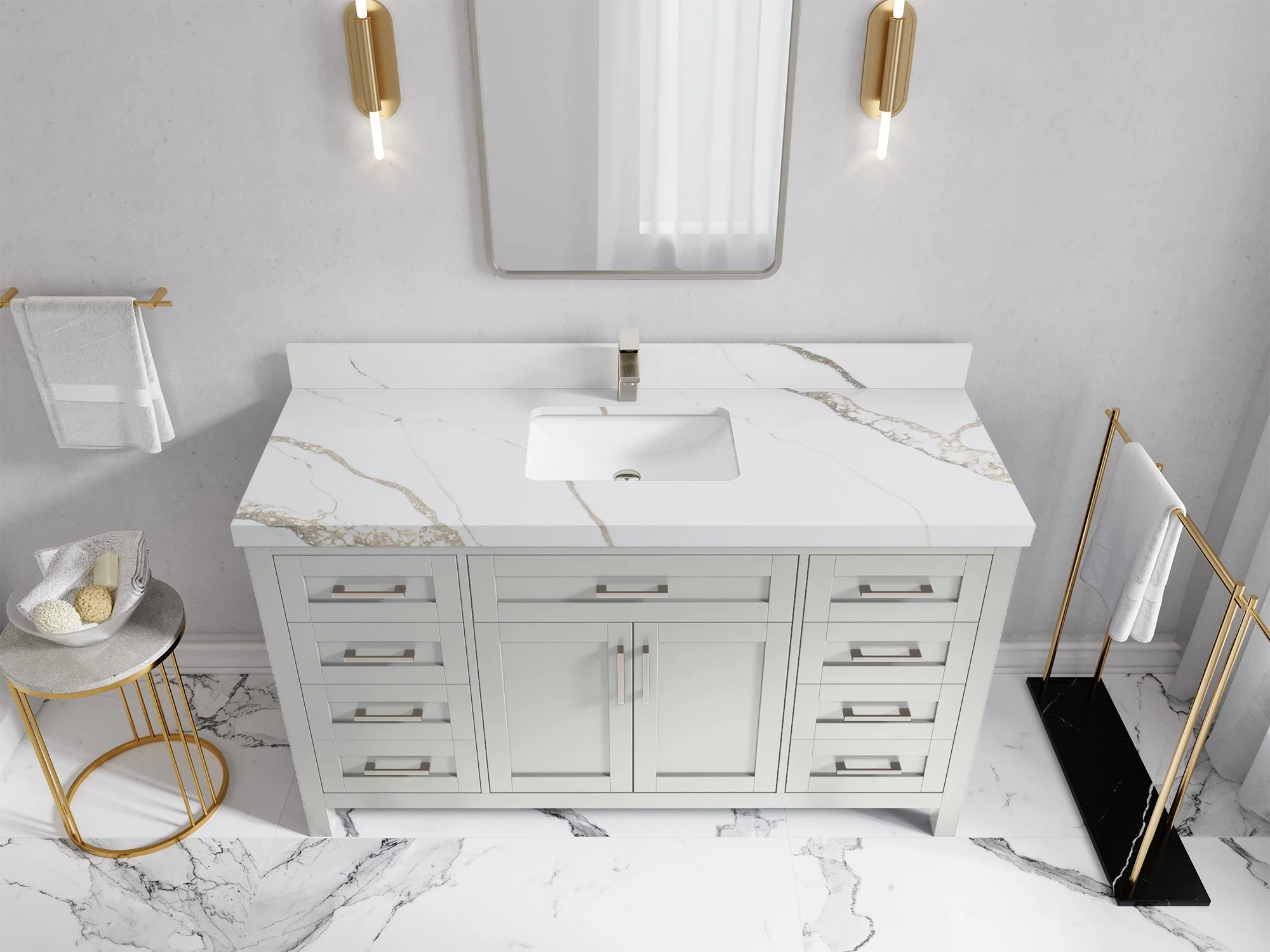 Cambridge 60 in. W x 22 in. D Single Sink Bathroom Vanity - Image 12
