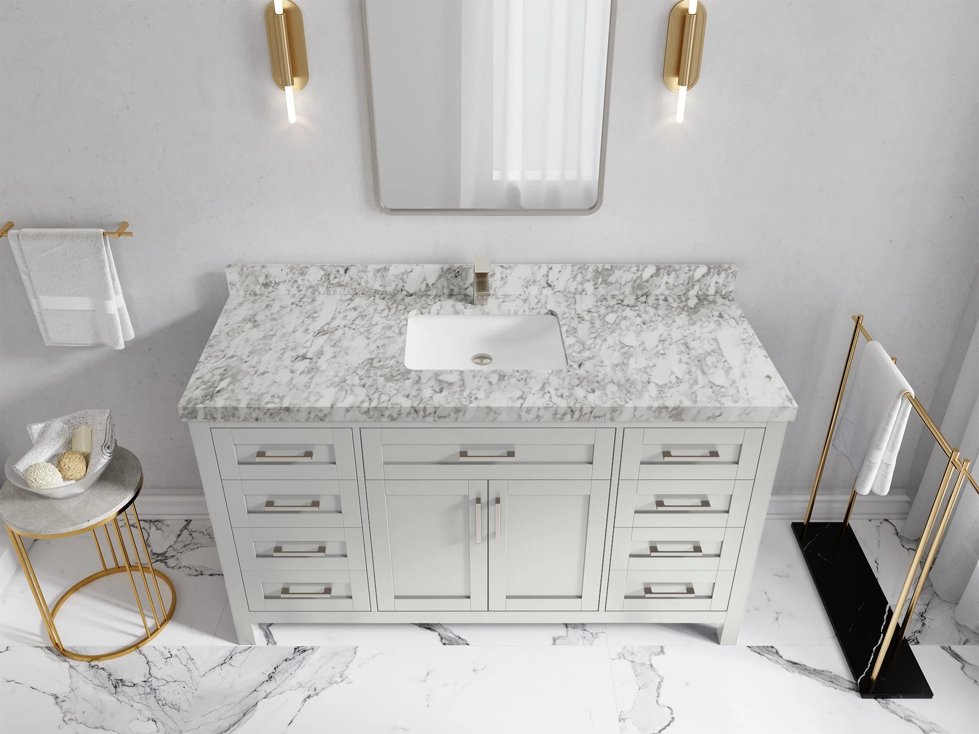 Cambridge 60 in. W x 22 in. D Single Sink Bathroom Vanity - Image 22