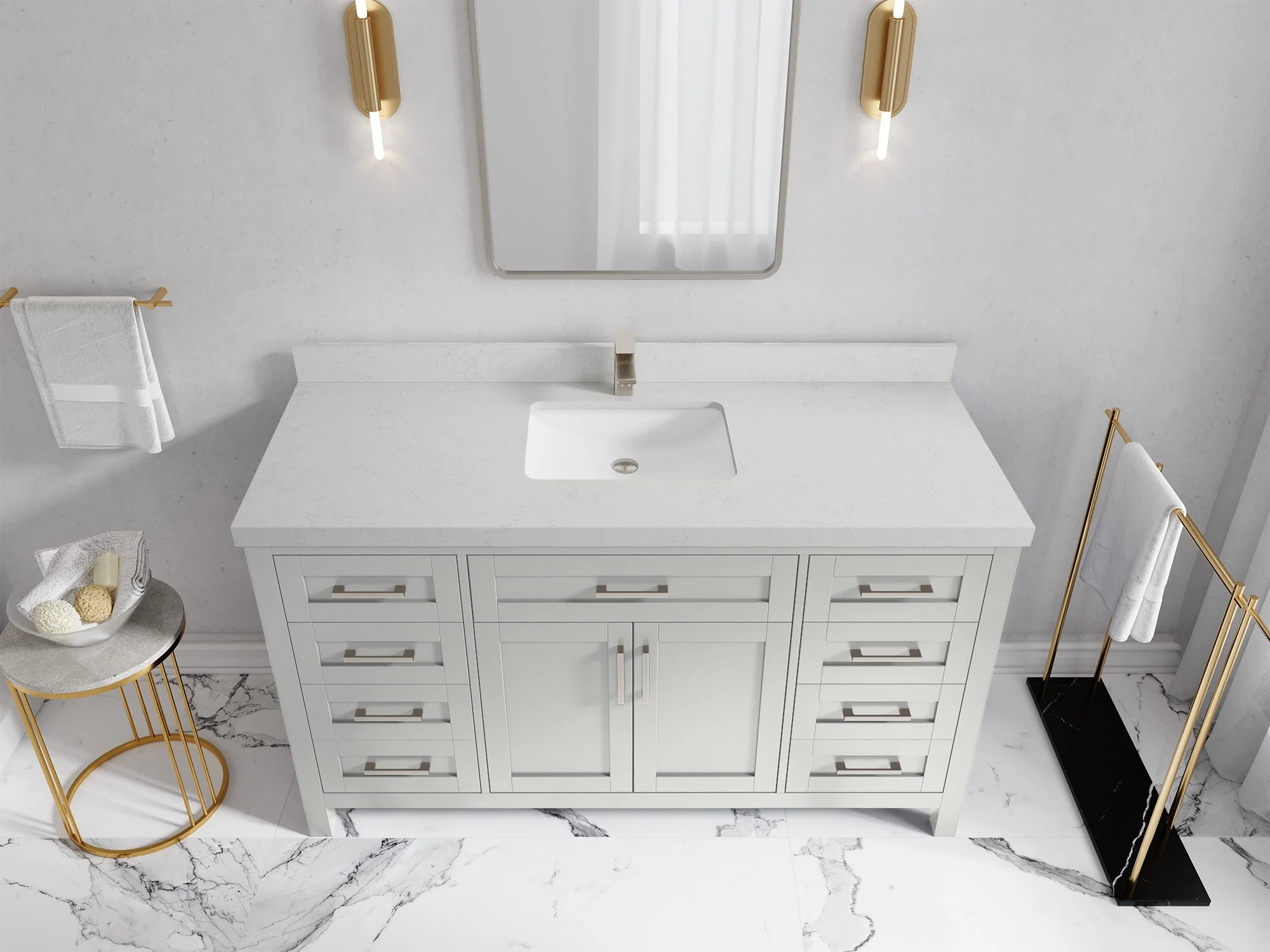 Cambridge 60 in. W x 22 in. D Single Sink Bathroom Vanity - Image 24