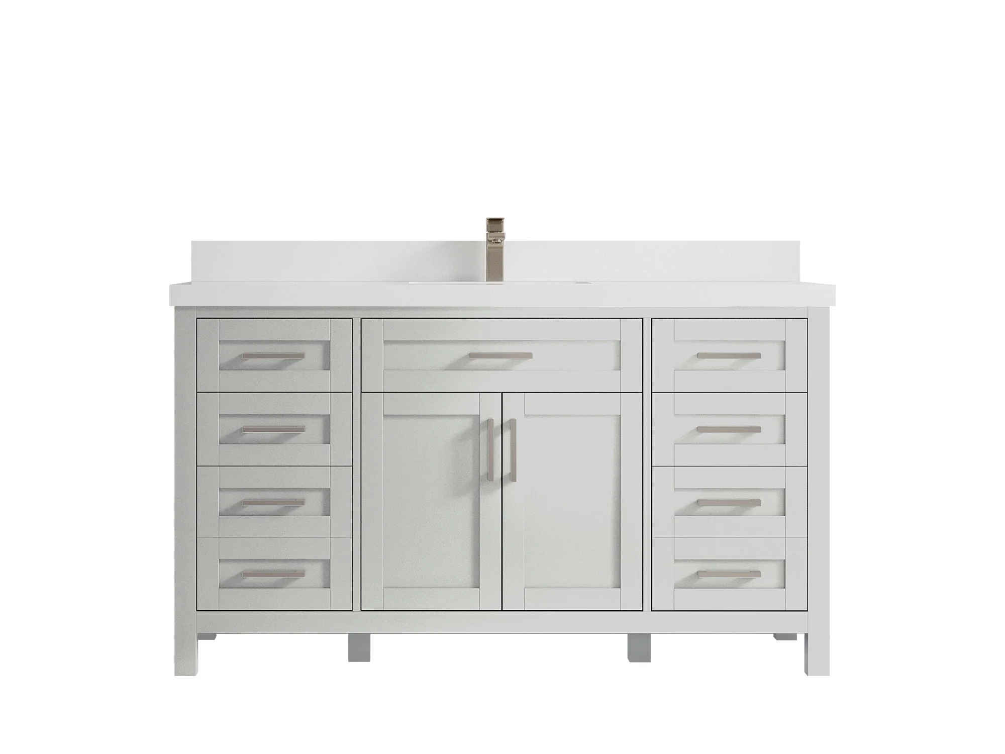 Cambridge 60 in. W x 22 in. D Single Sink Bathroom Vanity - Image 47