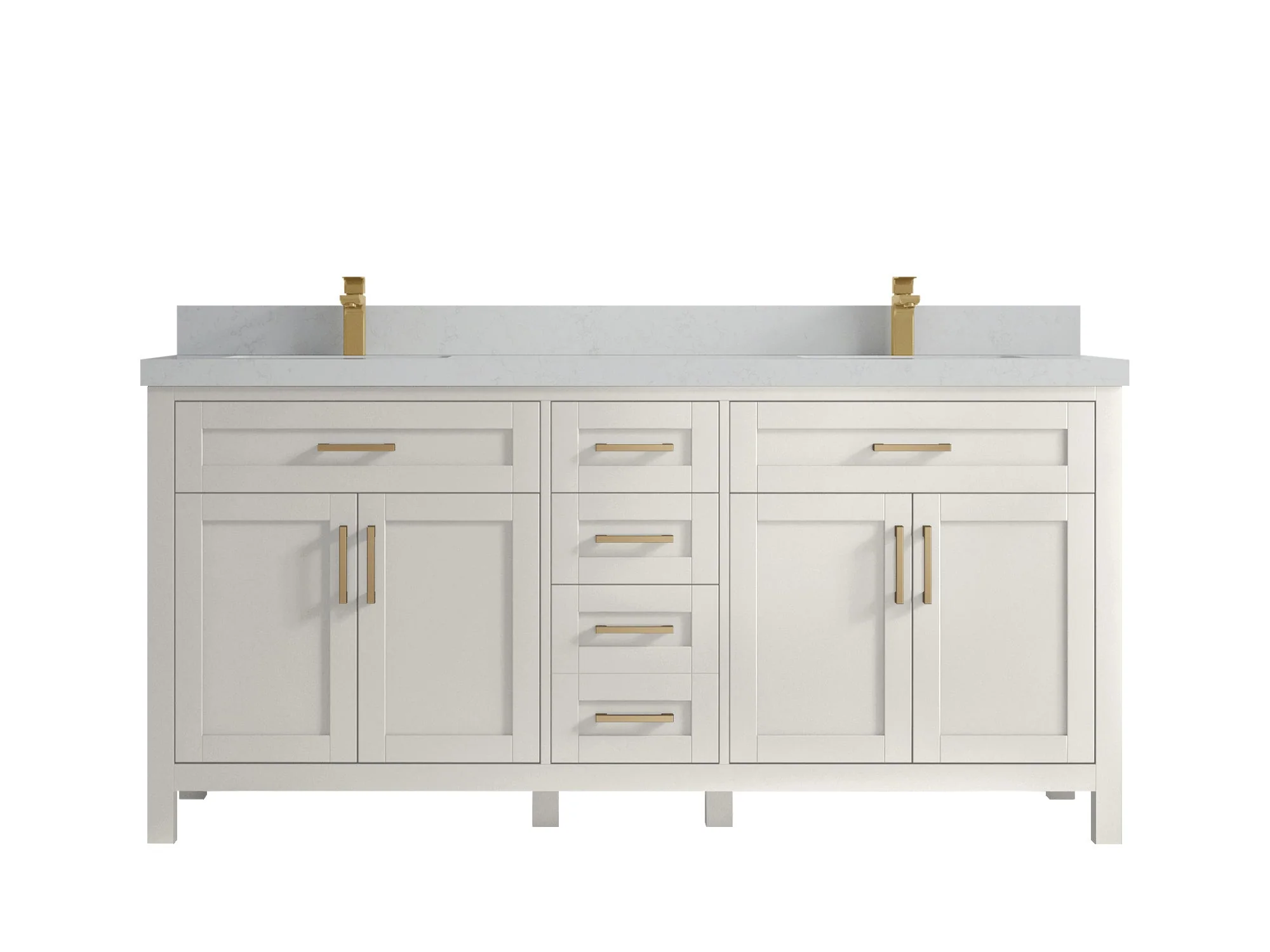 Cambridge 72 in. W x 22 in. D Double Sink Bathroom Vanity - Image 27