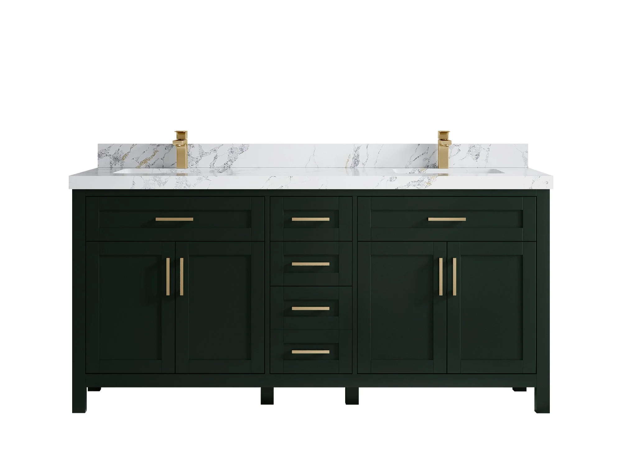 Cambridge 72 in. W x 22 in. D Double Sink Bathroom Vanity - Image 22