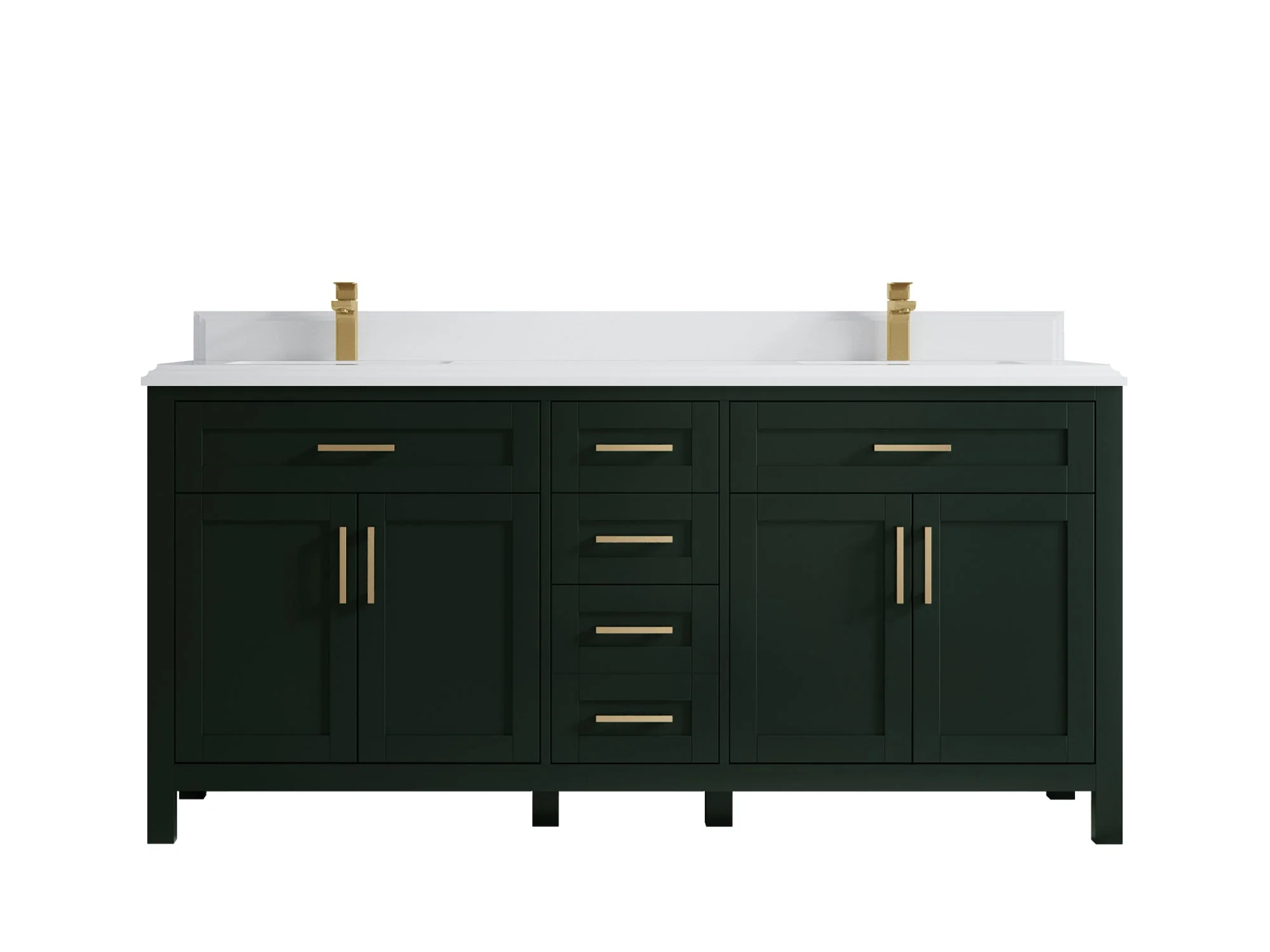 Cambridge 72 in. W x 22 in. D Double Sink Bathroom Vanity - Image 36