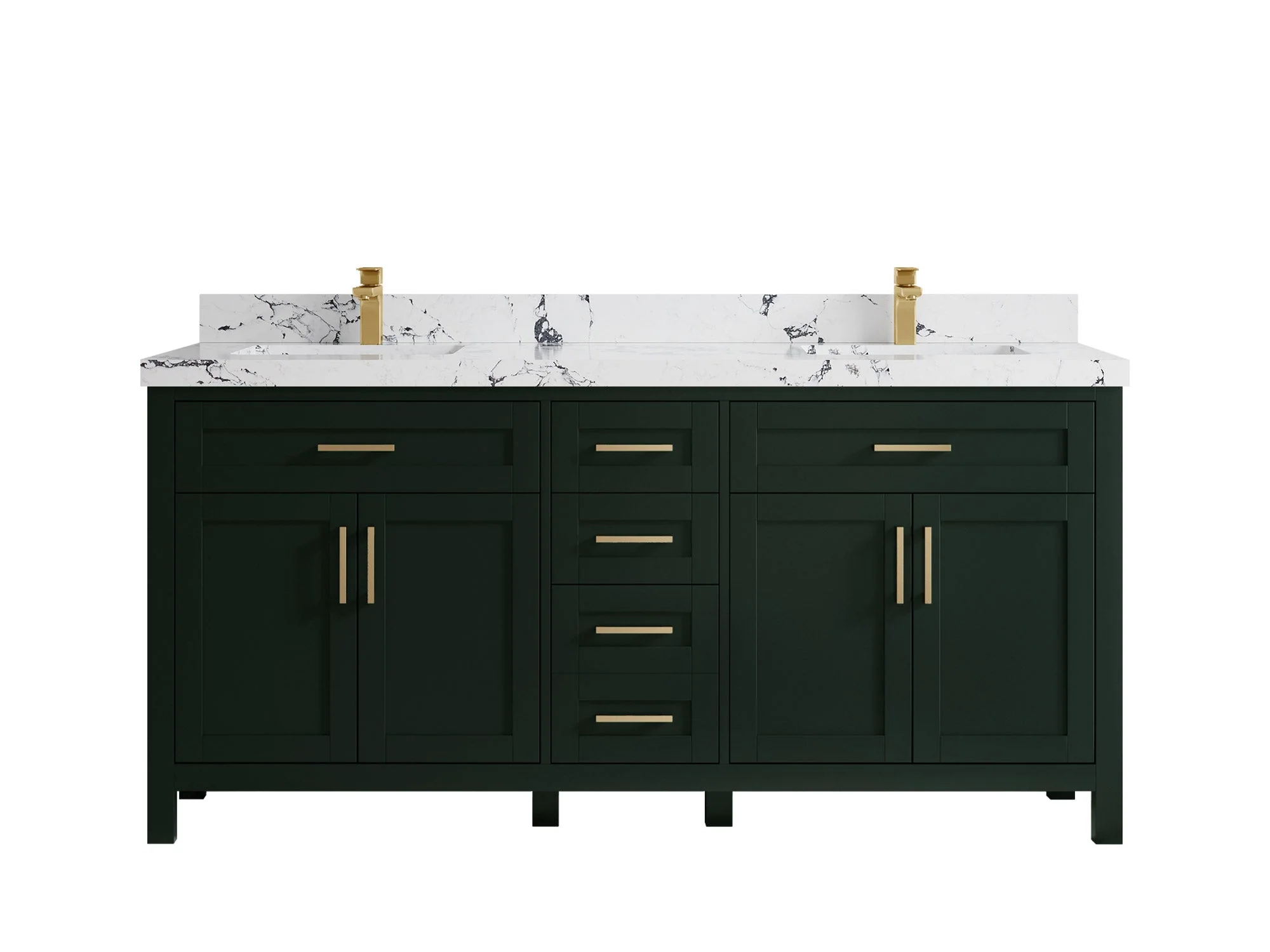 Cambridge 72 in. W x 22 in. D Double Sink Bathroom Vanity - Image 48