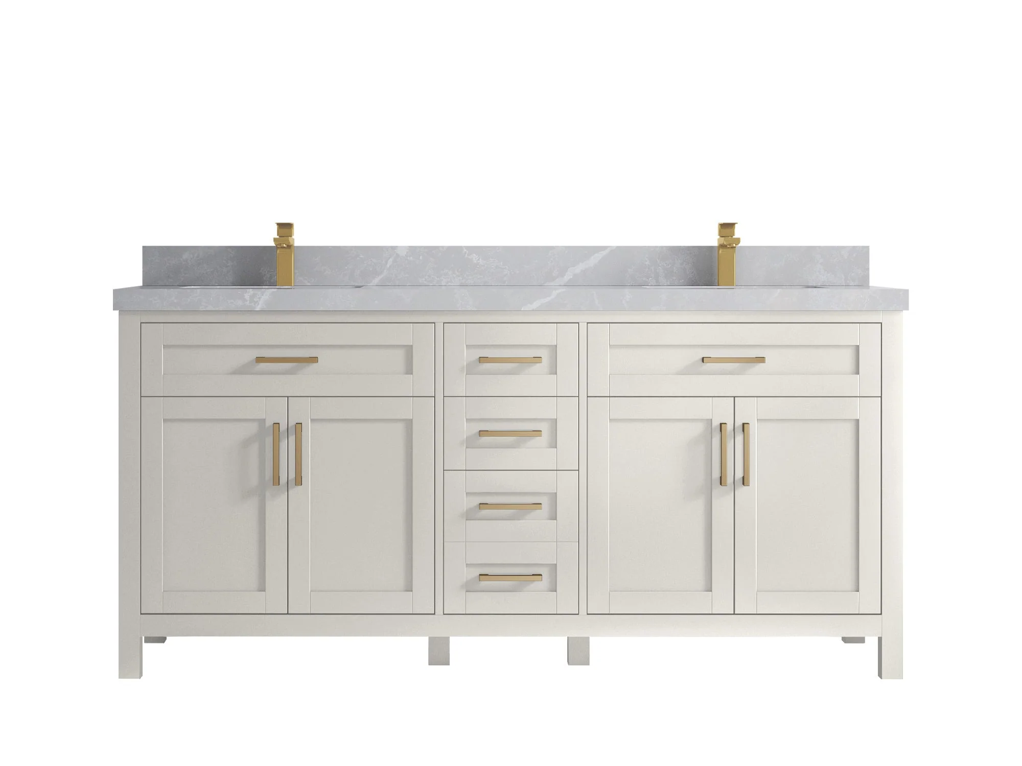 Cambridge 72 in. W x 22 in. D Double Sink Bathroom Vanity - Image 33