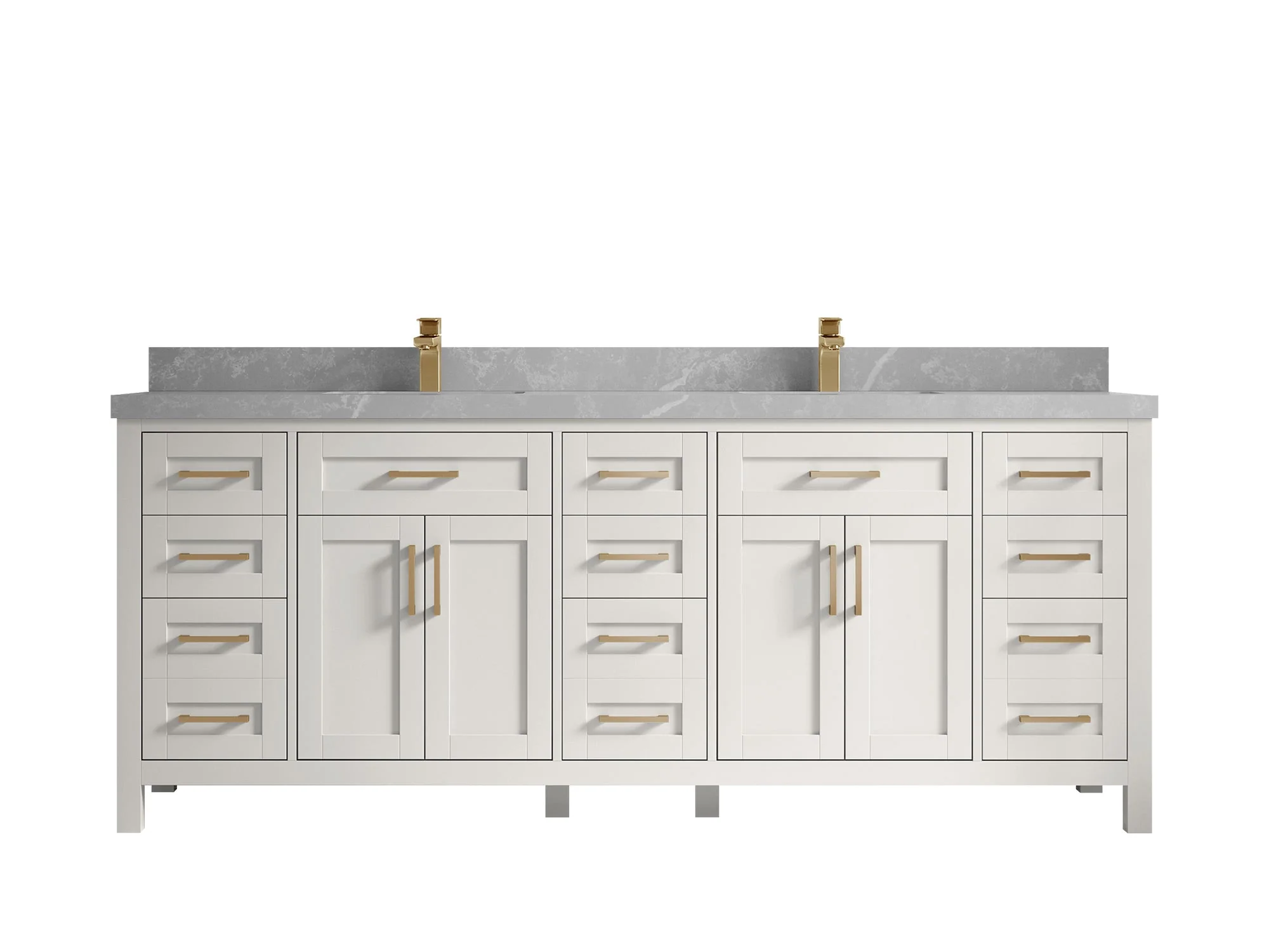 Cambridge 84 in. W x 22 in. D Double Sink Bathroom Vanity - Image 13
