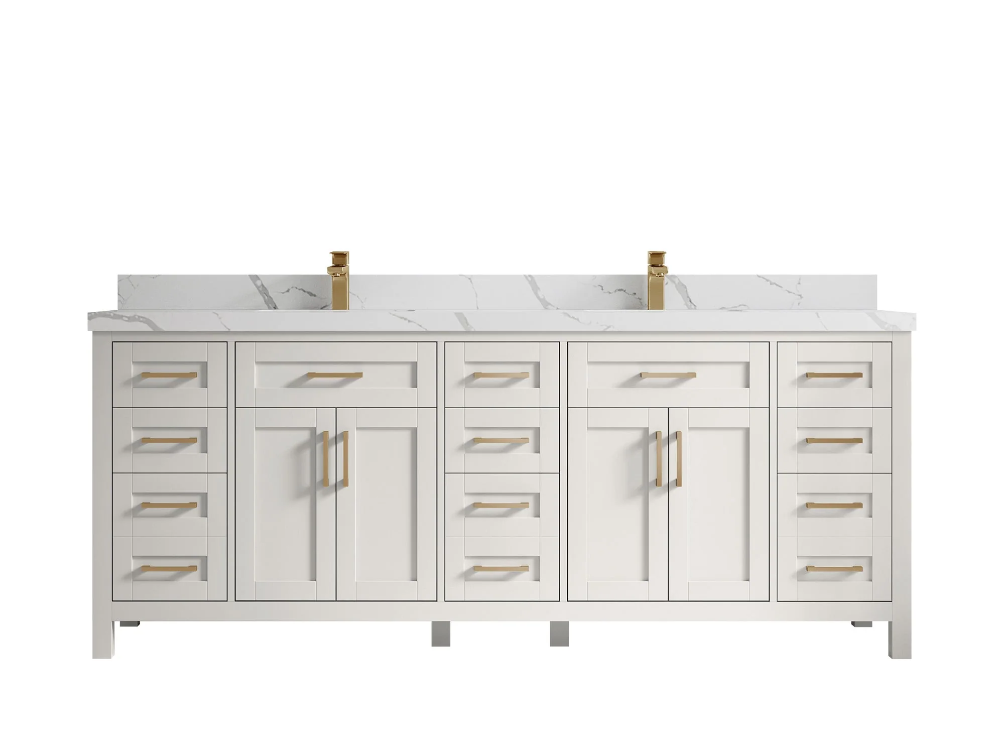Cambridge 84 in. W x 22 in. D Double Sink Bathroom Vanity - Image 15