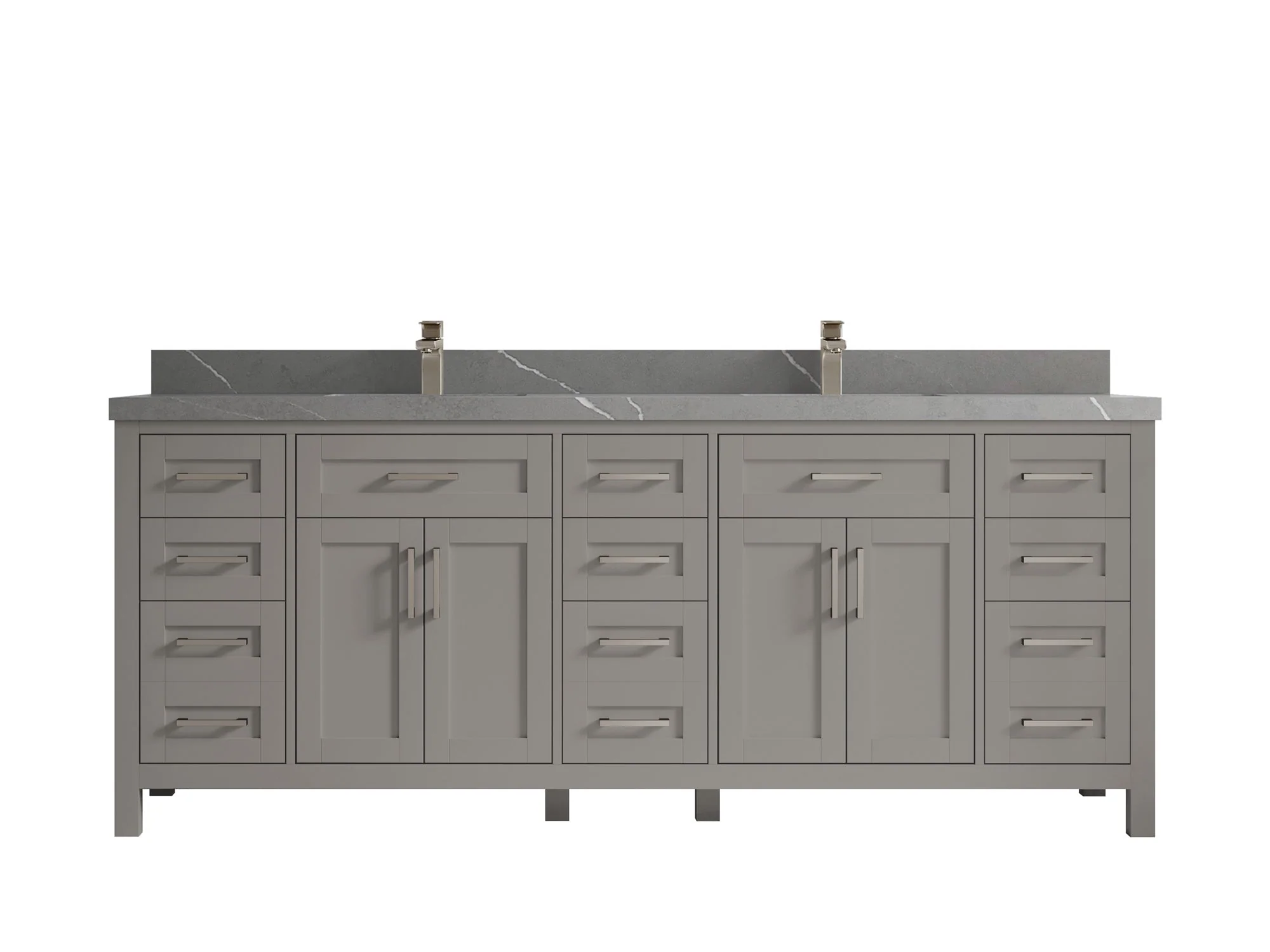 Cambridge 84 in. W x 22 in. D Double Sink Bathroom Vanity - Image 22