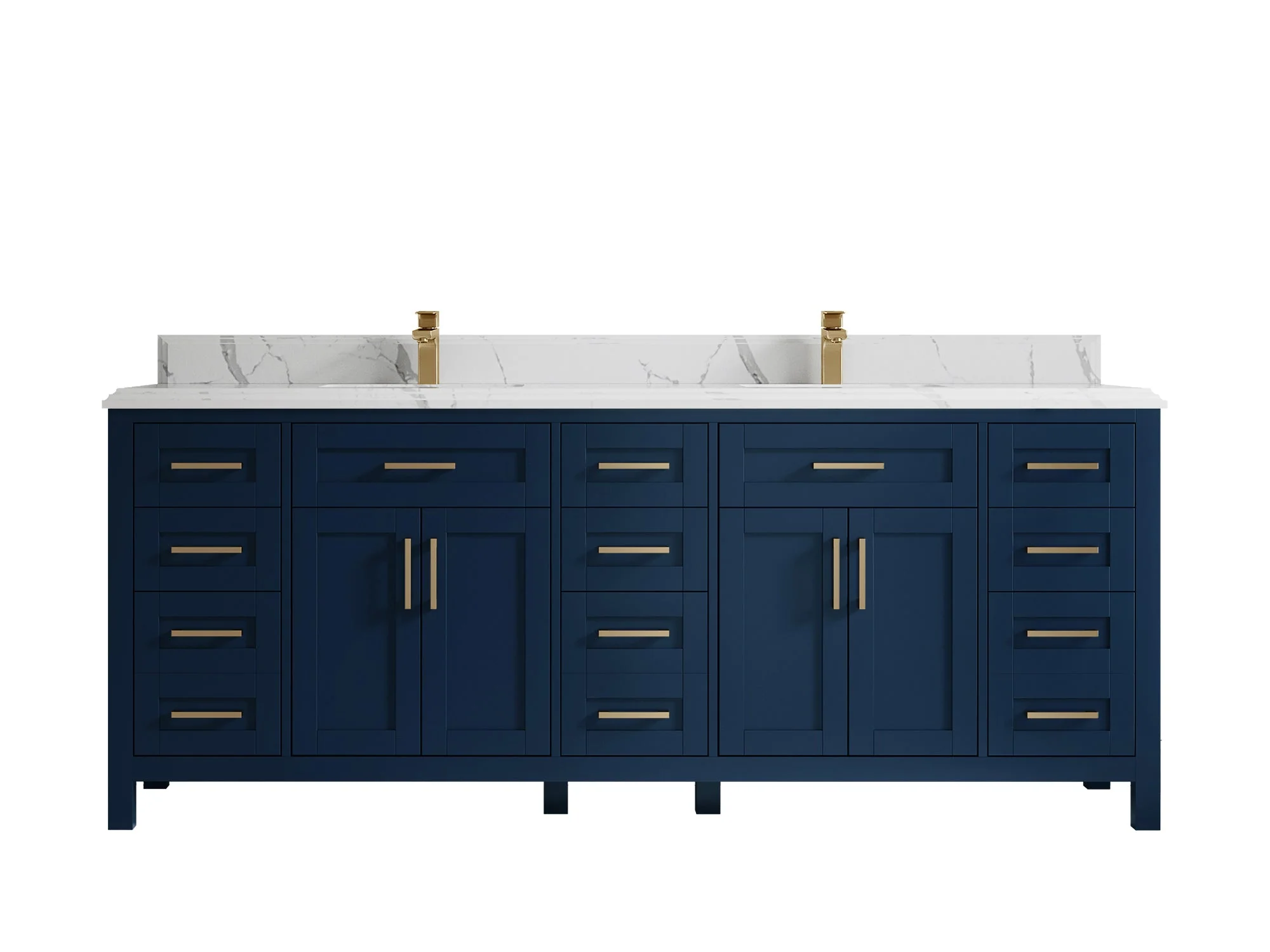 Cambridge 84 in. W x 22 in. D Double Sink Bathroom Vanity - Image 25