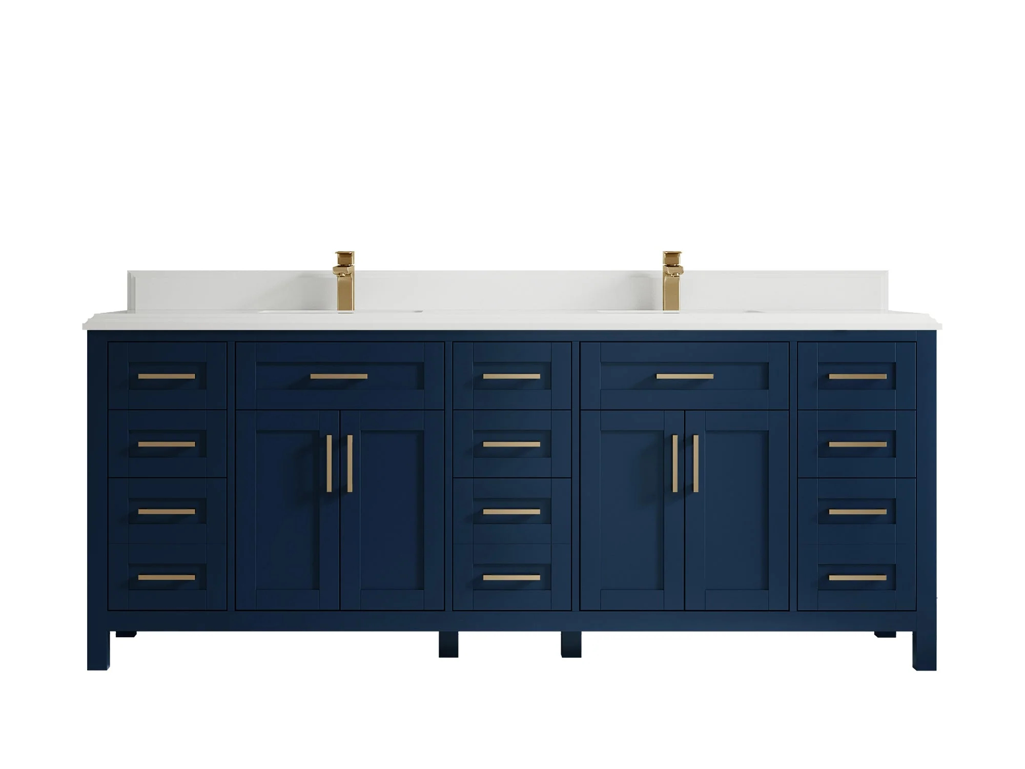 Cambridge 84 in. W x 22 in. D Double Sink Bathroom Vanity - Image 29