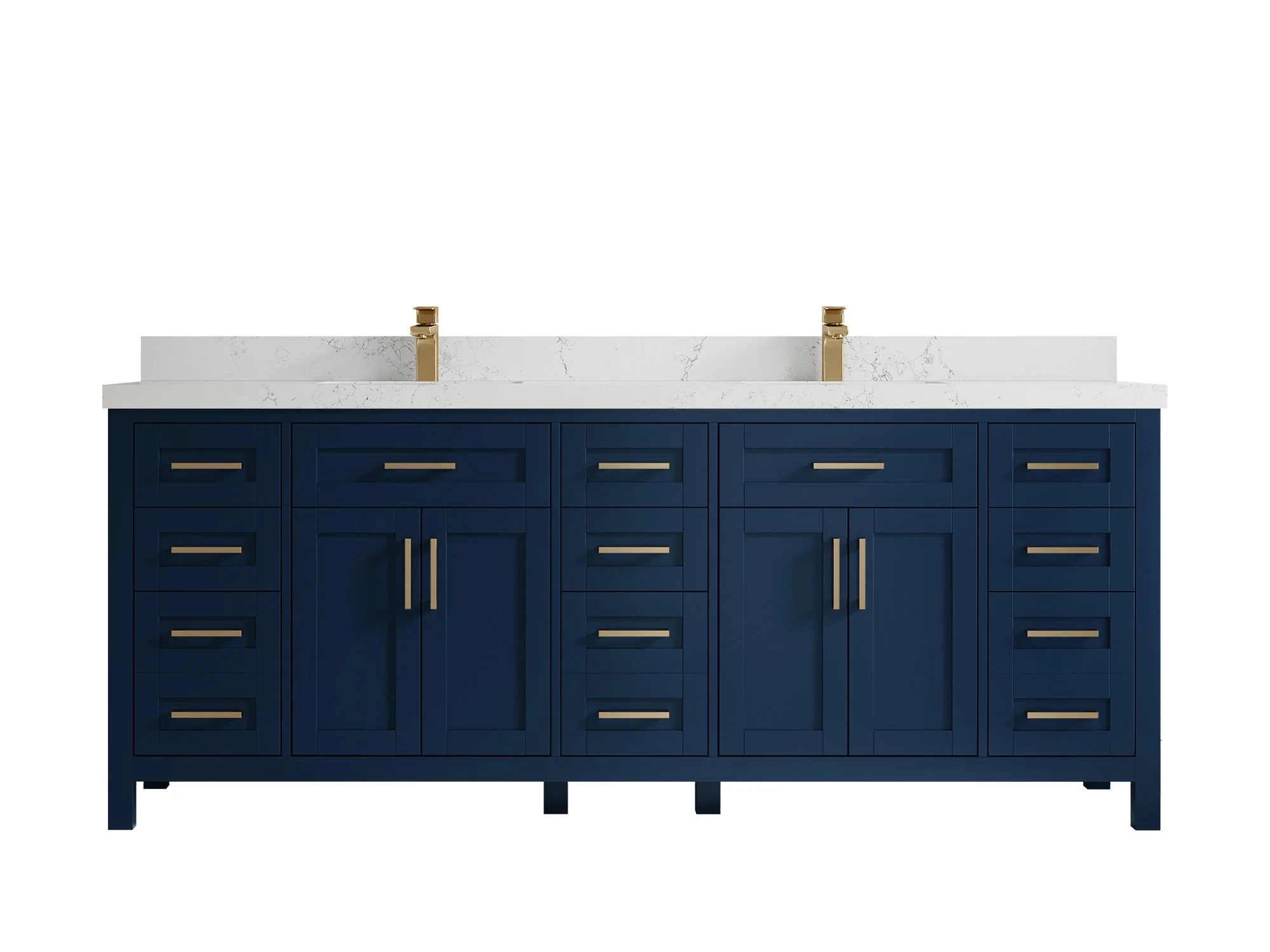 Cambridge 84 in. W x 22 in. D Double Sink Bathroom Vanity - Image 31