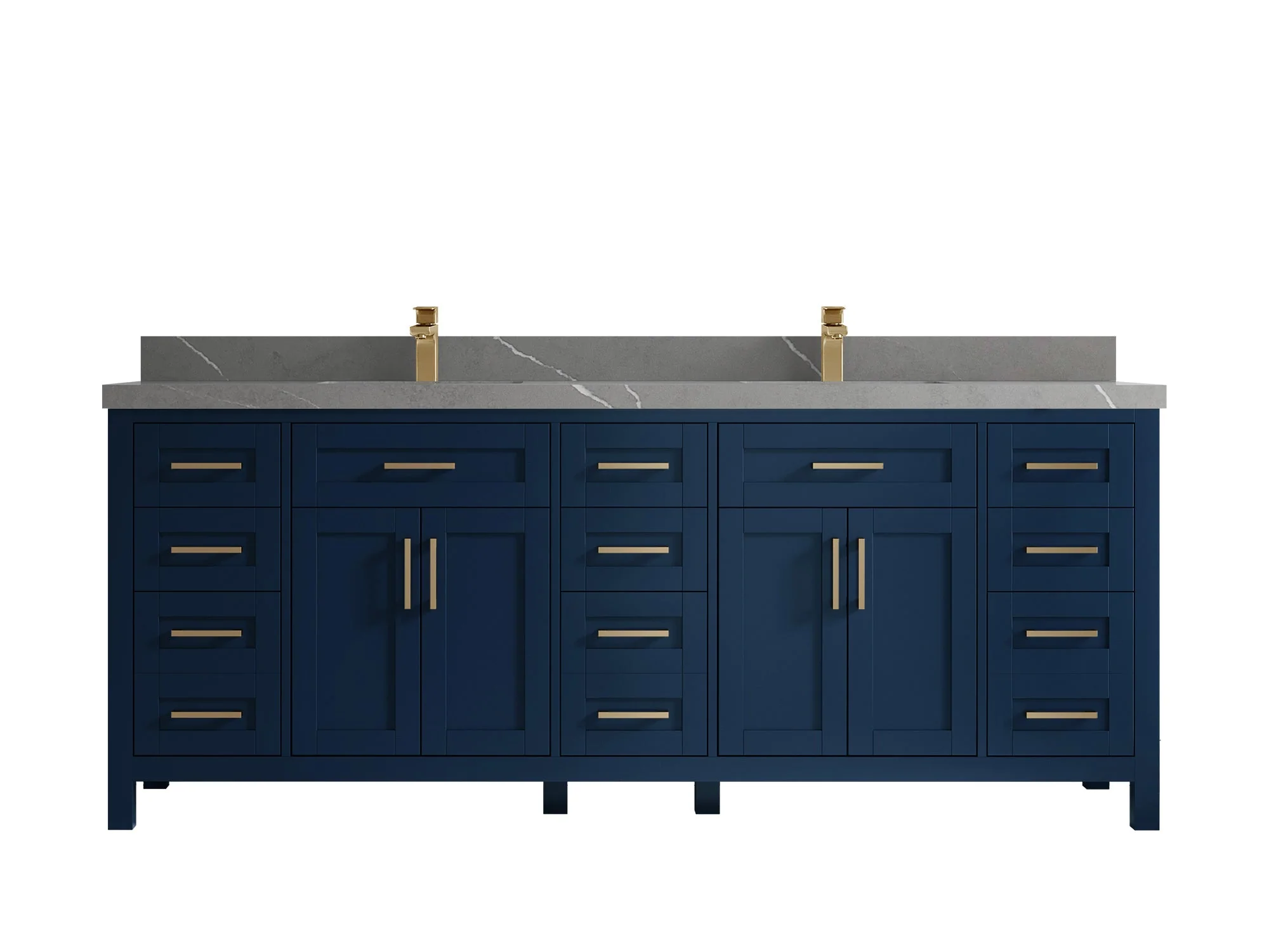 Cambridge 84 in. W x 22 in. D Double Sink Bathroom Vanity - Image 35