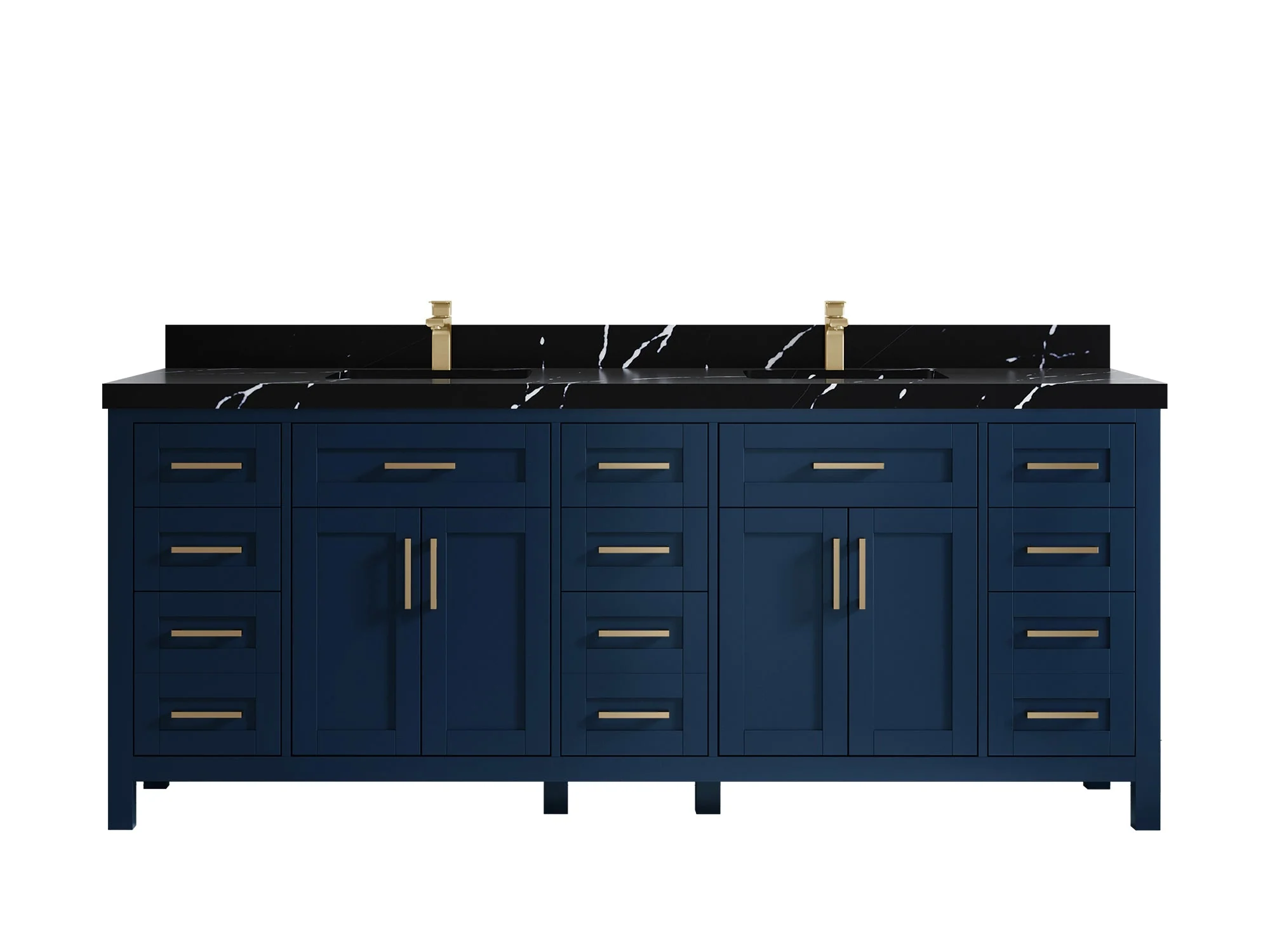 Cambridge 84 in. W x 22 in. D Double Sink Bathroom Vanity - Image 47