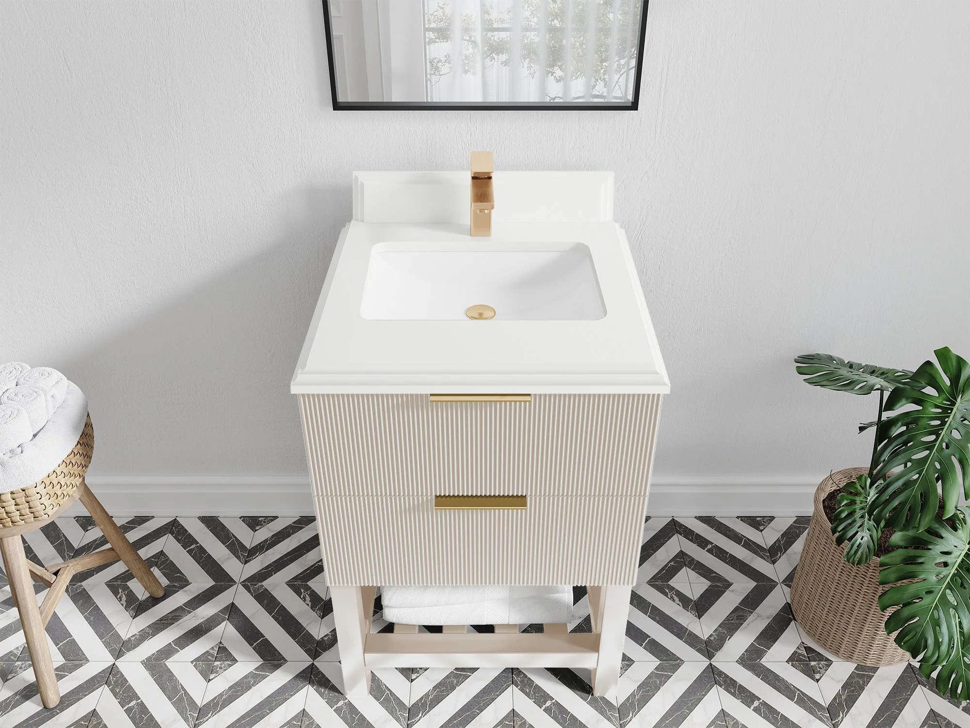 Catalina 24 in. W x 22 in. D Single Sink Bathroom Vanity - Image 30
