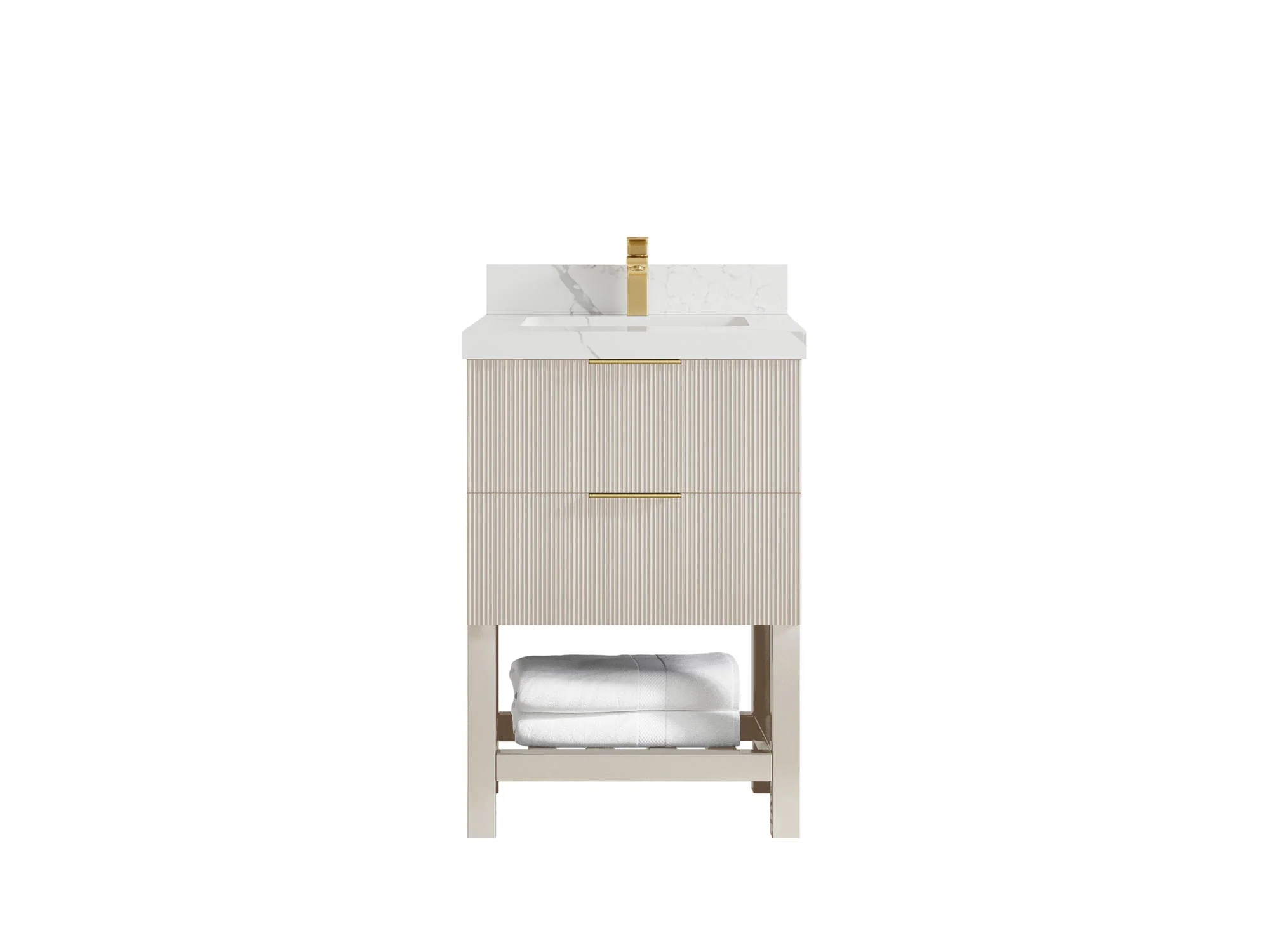 Catalina 24 in. W x 22 in. D Single Sink Bathroom Vanity - Image 9