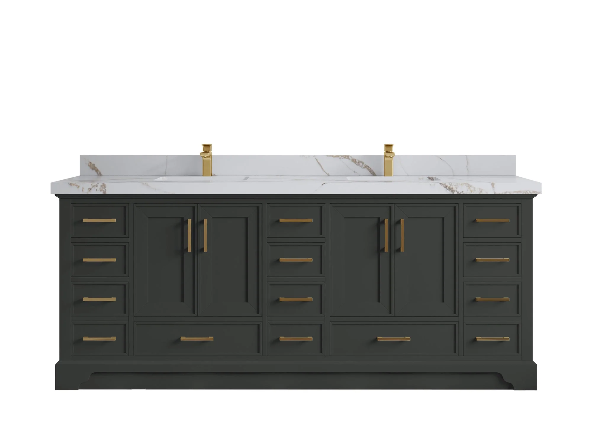 Charlotte 84 in. W x 22 in. D Double Sink Bathroom Vanity - Image 11
