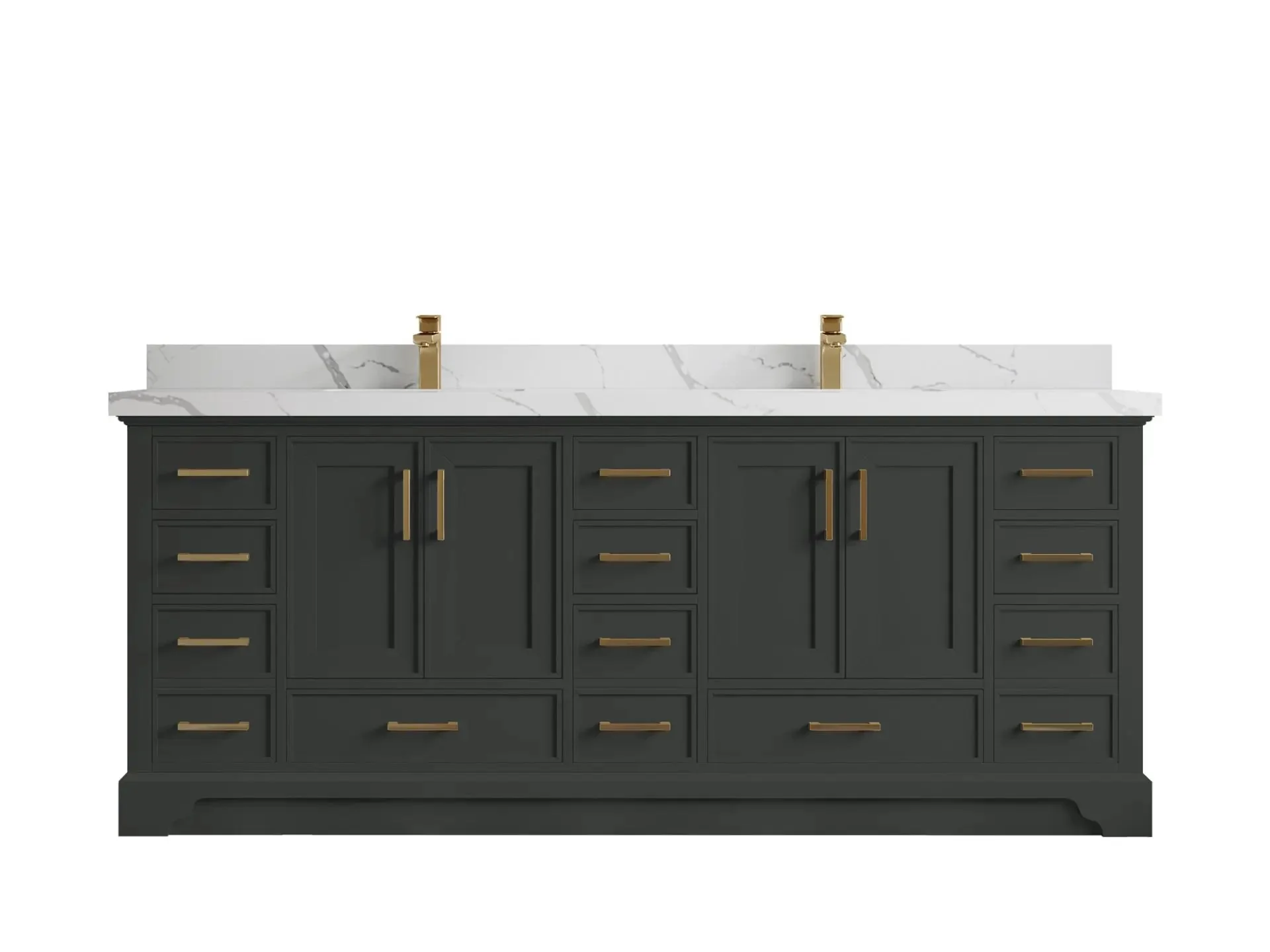 Charlotte 84 in. W x 22 in. D Double Sink Bathroom Vanity - Image 13