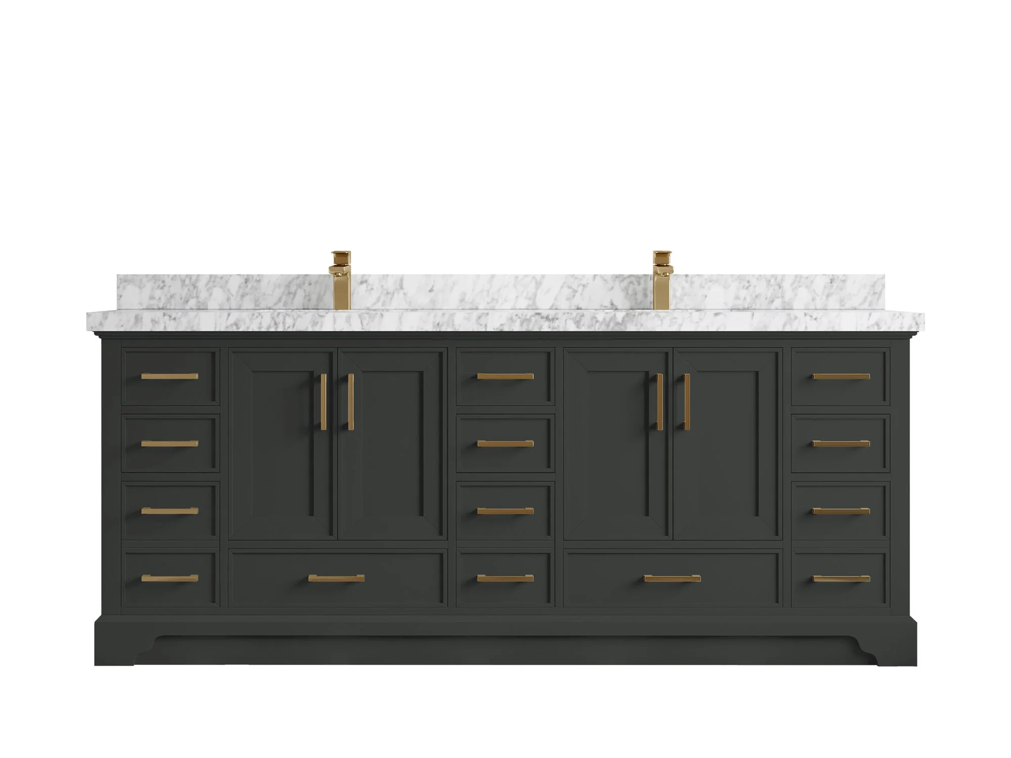 Charlotte 84 in. W x 22 in. D Double Sink Bathroom Vanity - Image 18