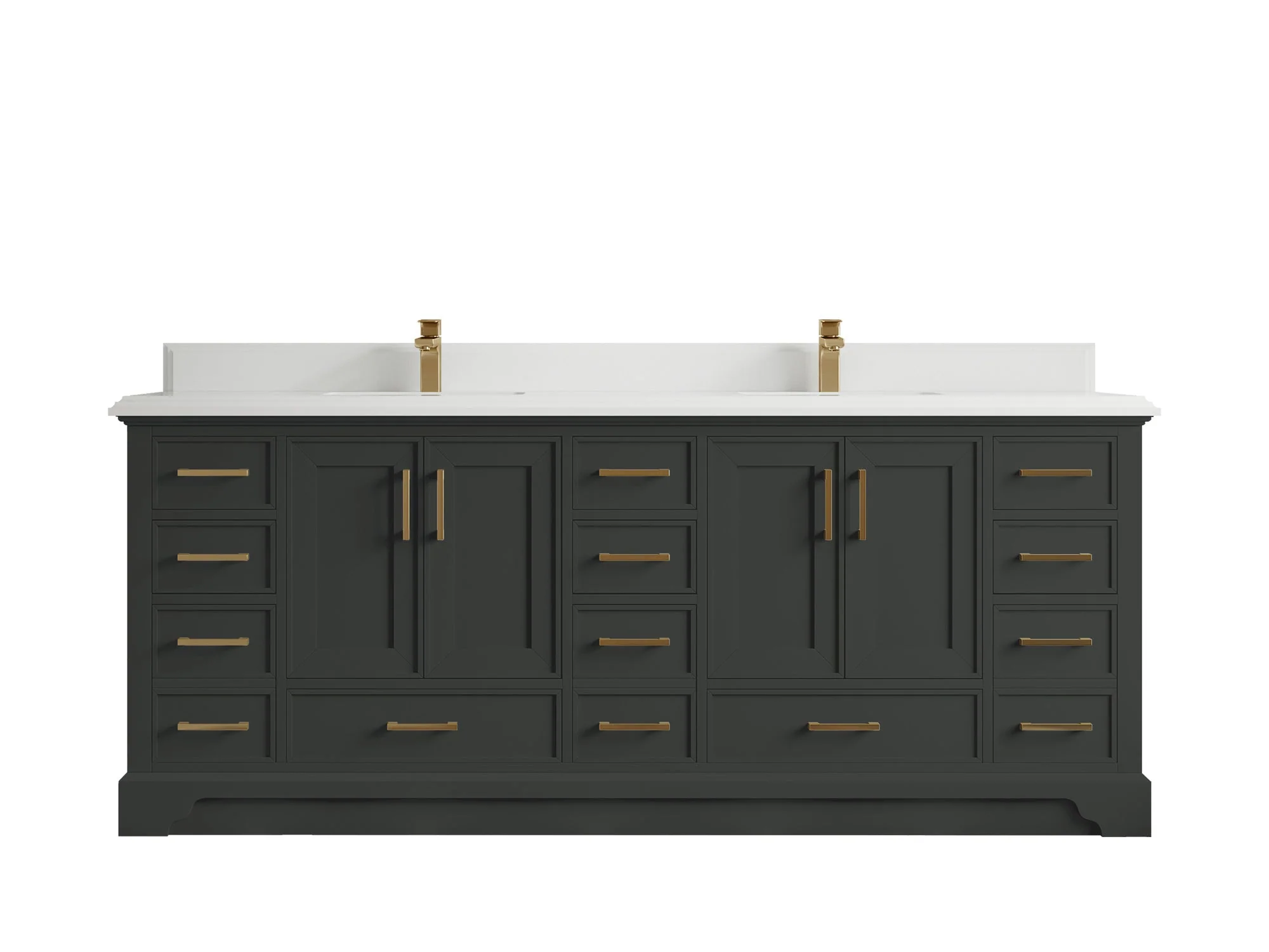 Charlotte 84 in. W x 22 in. D Double Sink Bathroom Vanity - Image 26