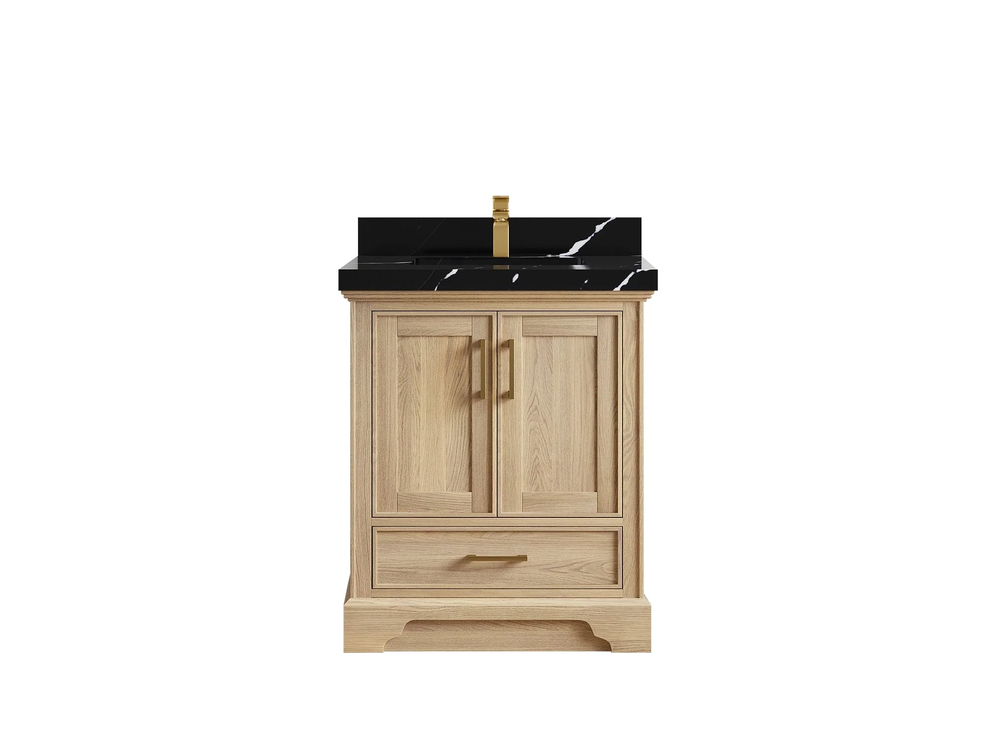 Charlotte White Oak 30 in. W x 22 in. D Single Sink Bathroom Vanity - Image 32