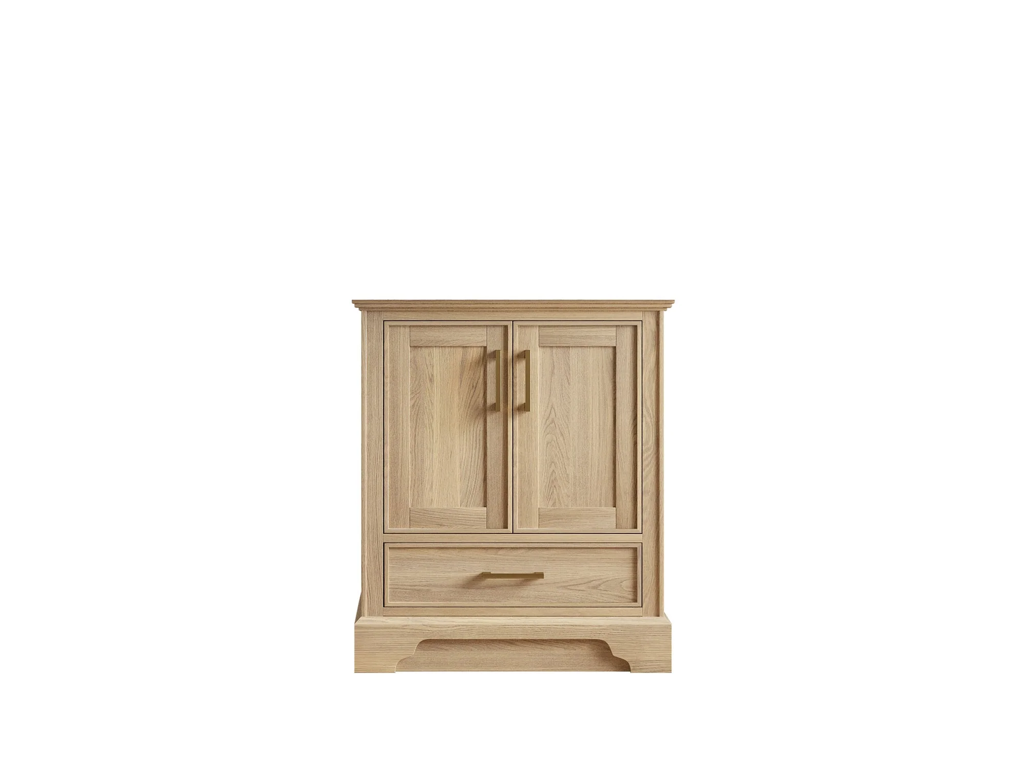 Charlotte White Oak 30 in. W x 22 in. D Single Sink Bathroom Vanity - Image 6