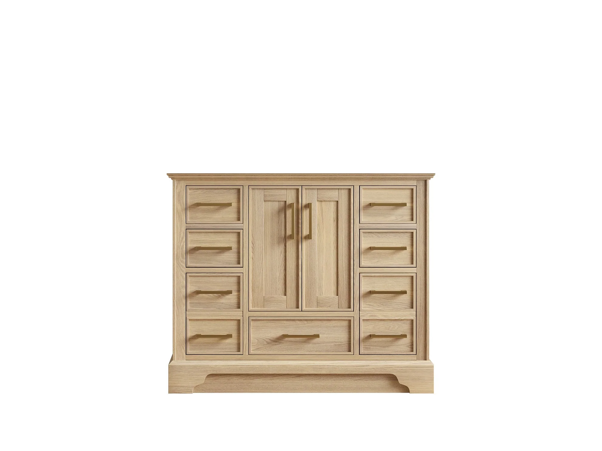 Charlotte White Oak 42 in. W x 22 in. D Single Sink Bathroom Vanity - Image 8