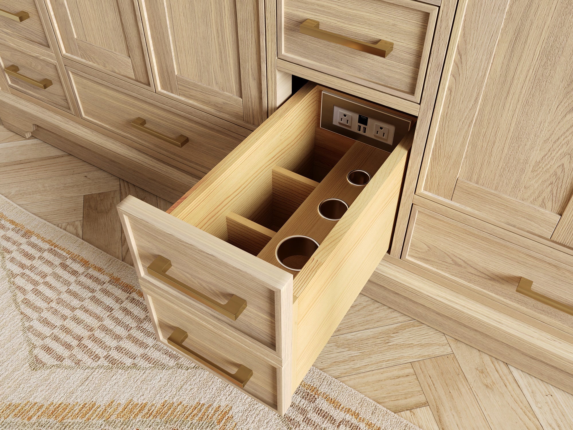 Charlotte White Oak 48 in. W x 22 in. D Single Sink Bathroom Vanity - Image 6