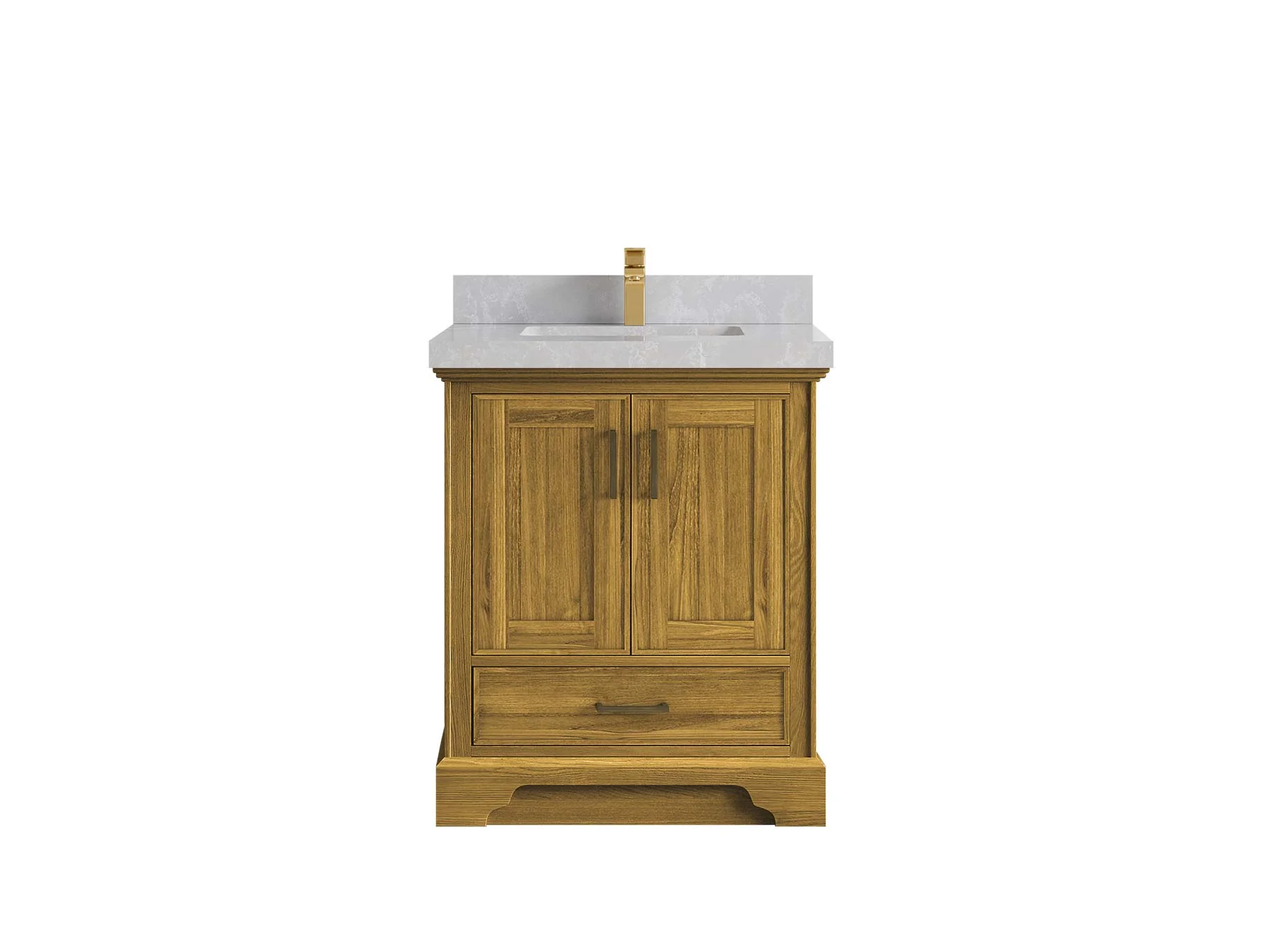 Charlotte White Oak 30 in. W x 22 in. D Single Sink Bathroom Vanity - Image 16