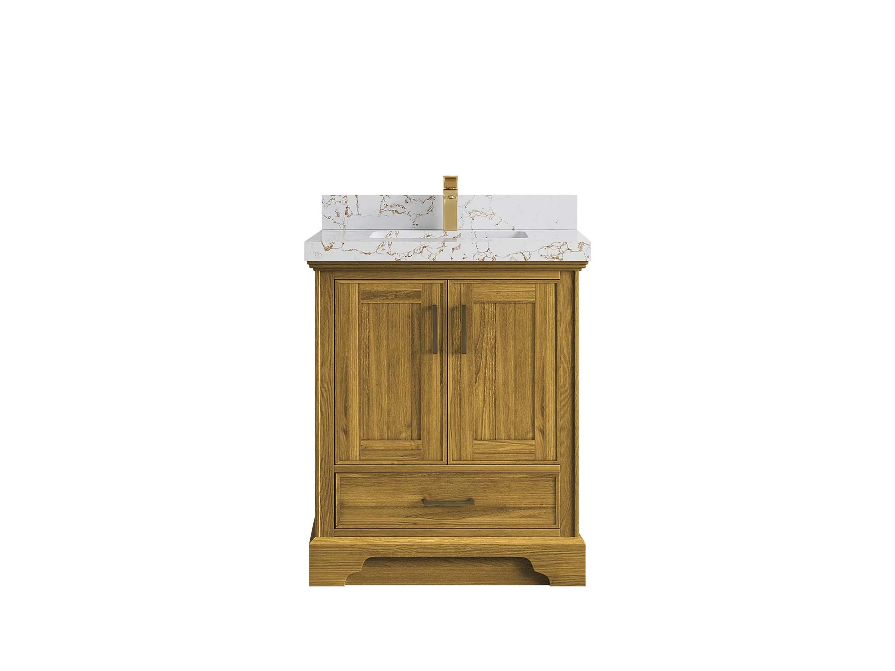 Charlotte White Oak 30 in. W x 22 in. D Single Sink Bathroom Vanity - Image 19