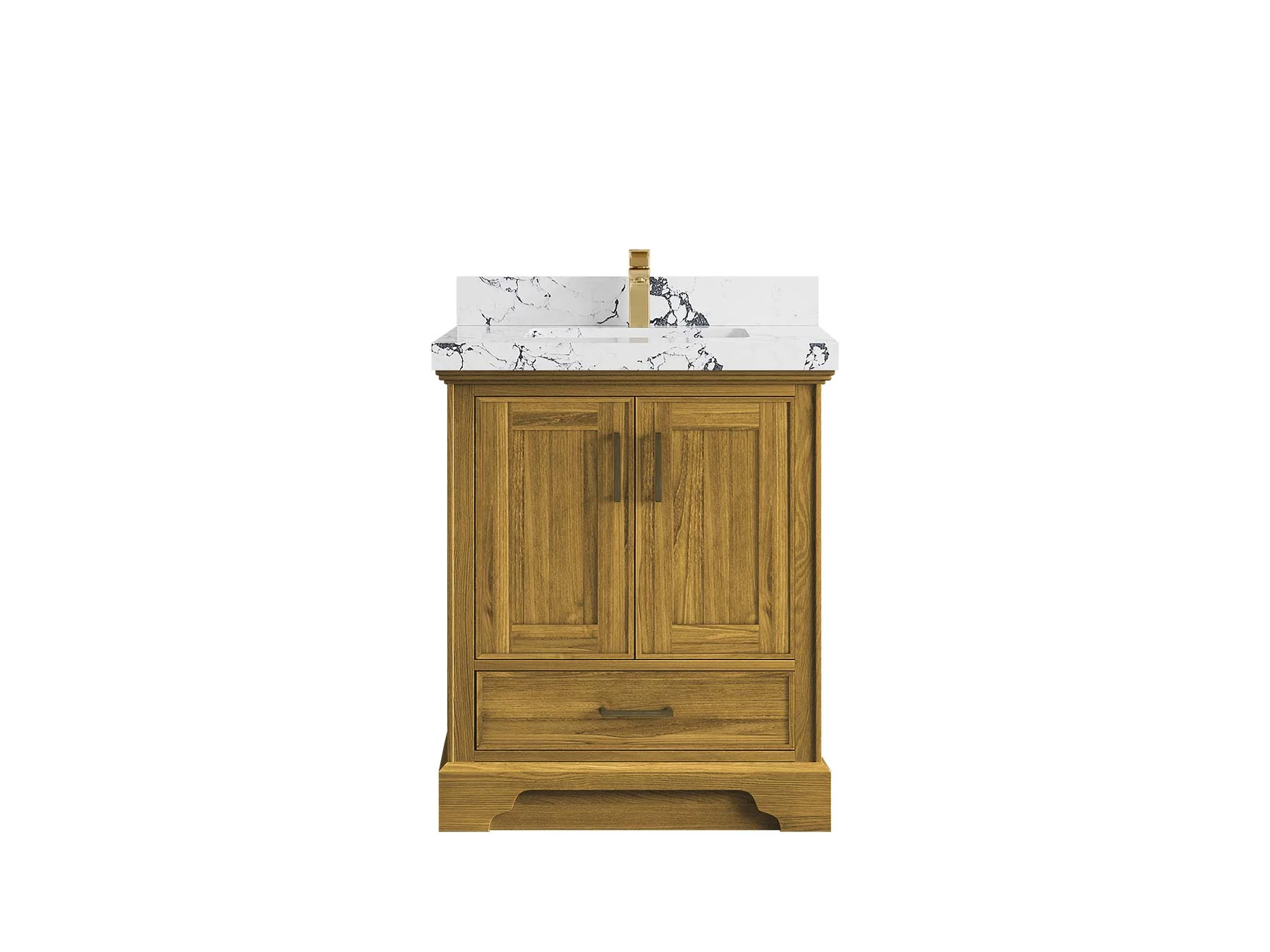 Charlotte White Oak 30 in. W x 22 in. D Single Sink Bathroom Vanity - Image 20