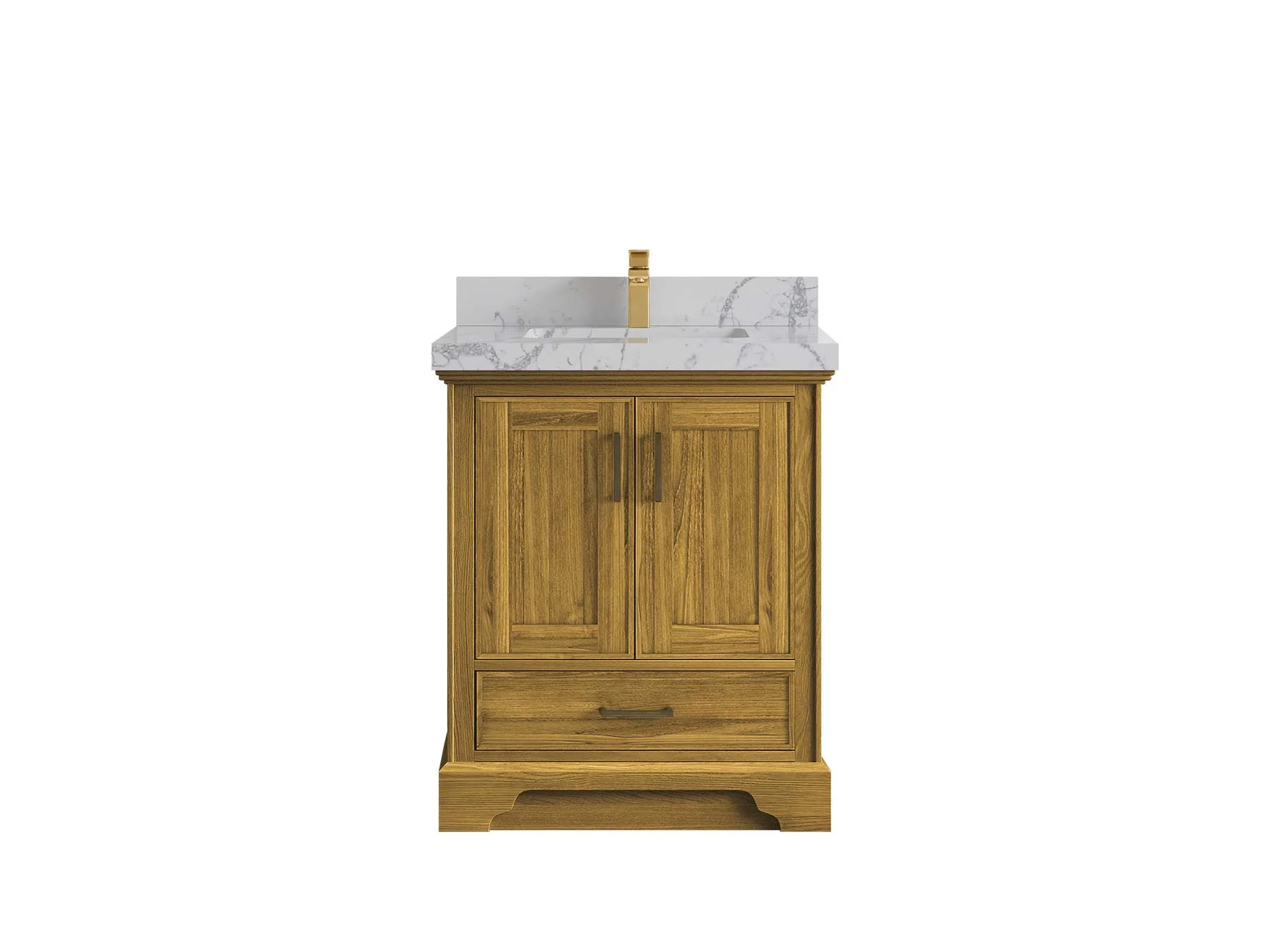 Charlotte White Oak 30 in. W x 22 in. D Single Sink Bathroom Vanity - Image 21